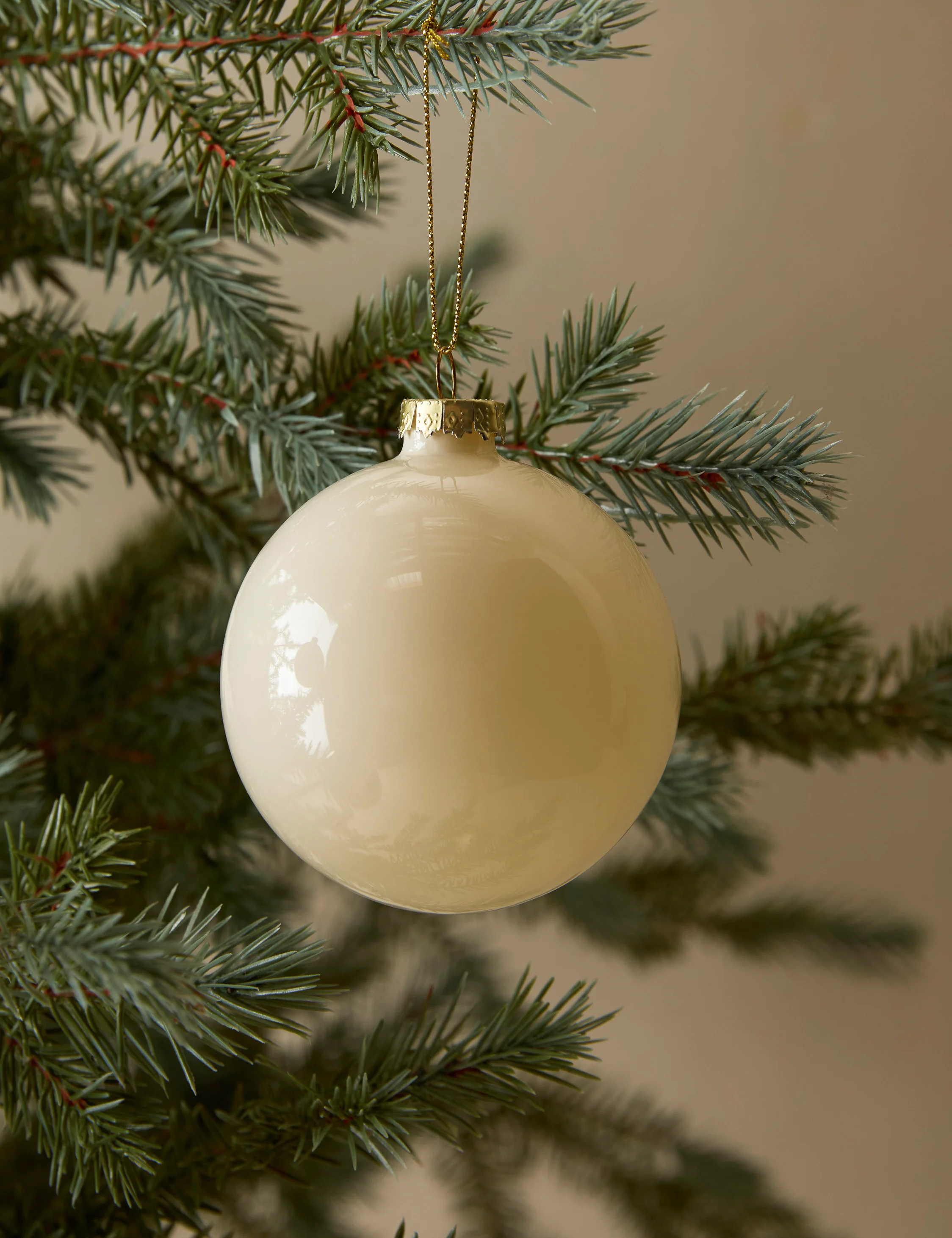 Neutral Bulb Ornaments (Set of 6) by Cody Foster And Co