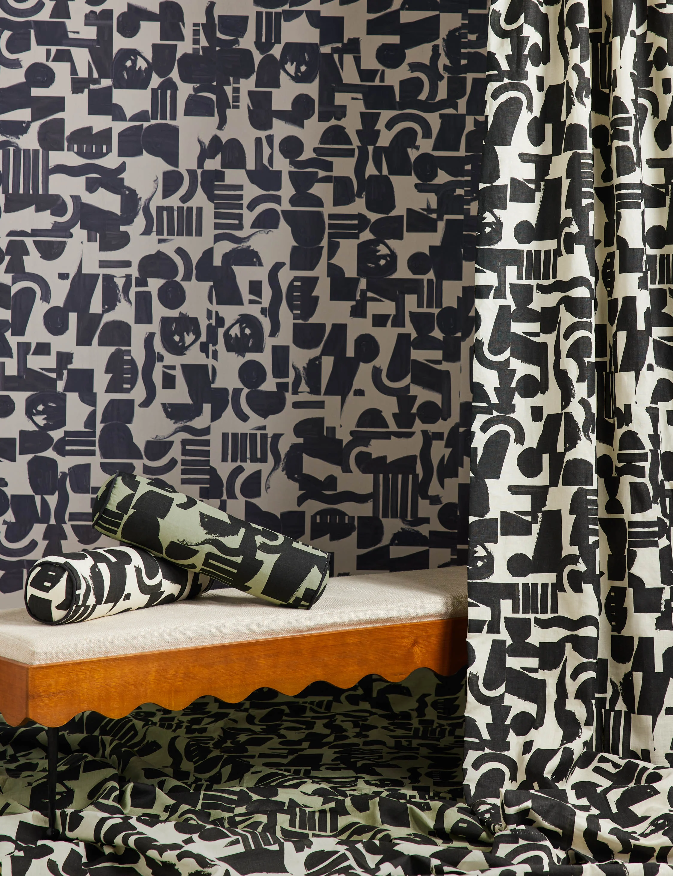 Organic Shapes Wallpaper by Sarah Sherman Samuel