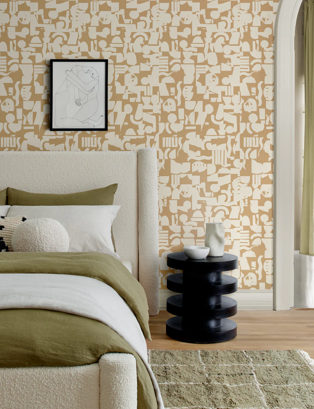 Organic Shapes Wallpaper by Sarah Sherman Samuel