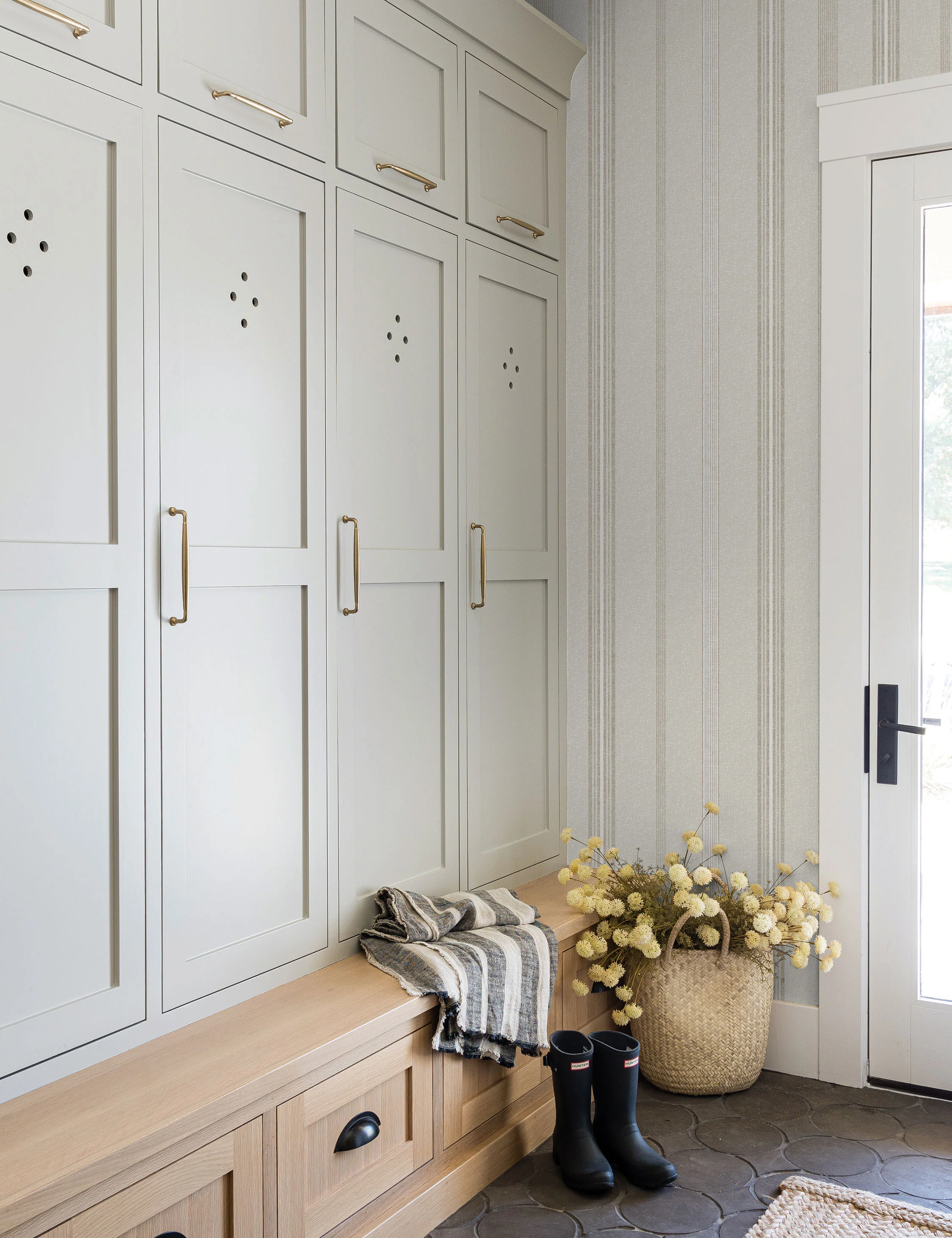 Anatolia Stripe Textured Peel + Stick Wallpaper by Pure Salt