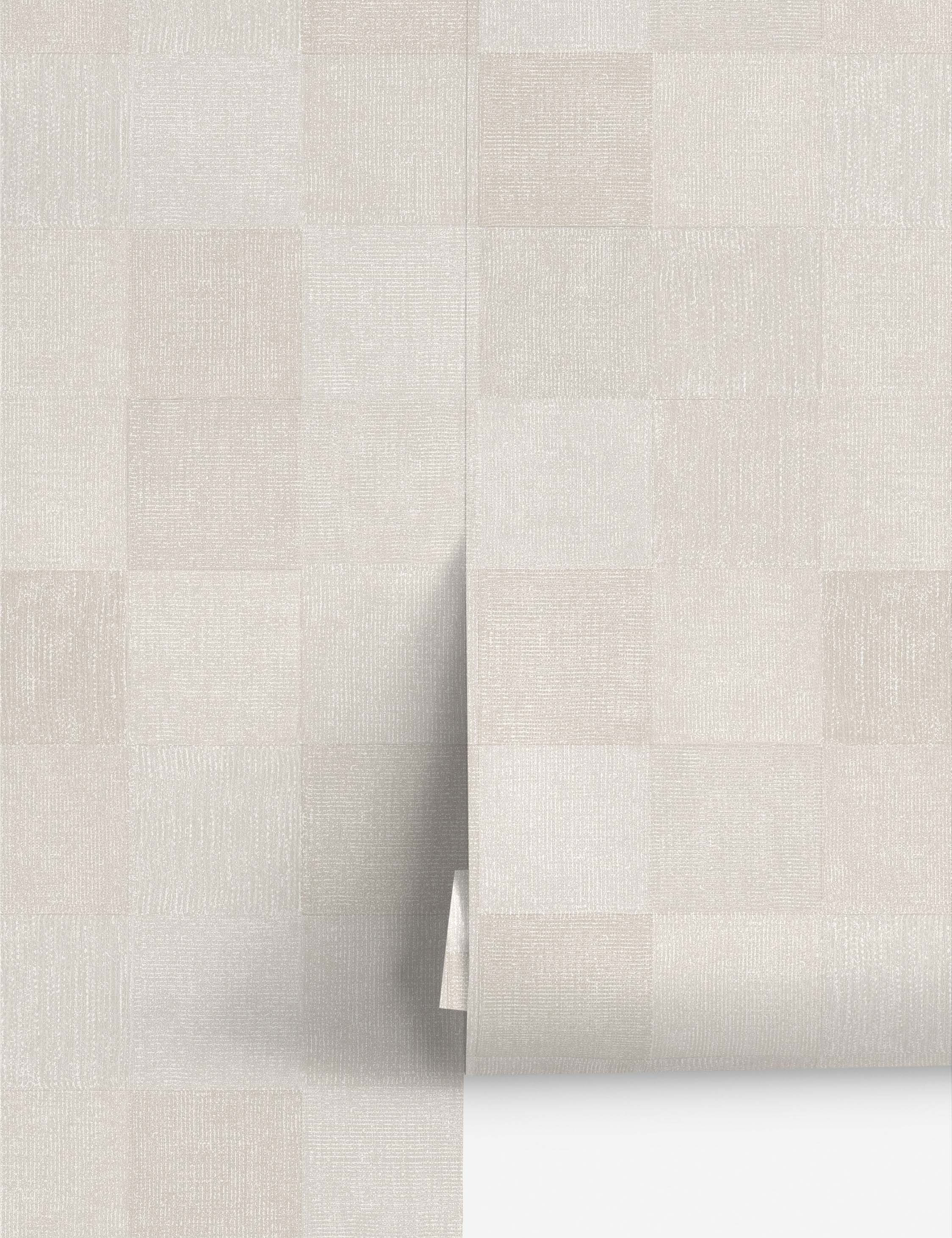 Textured Check Peel + Stick Wallpaper by Pure Salt