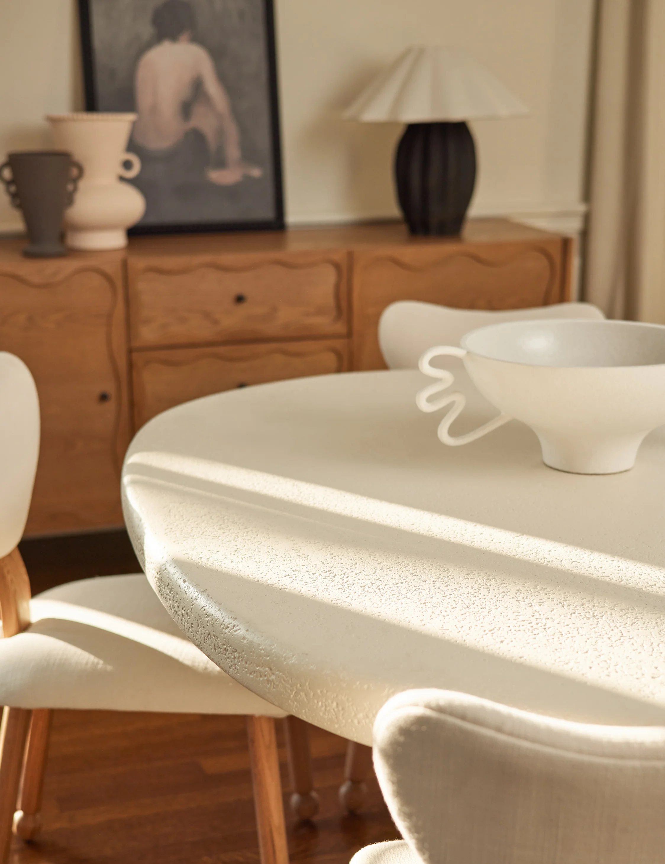 Hannu Indoor / Outdoor Round Dining Table by Aimee Song