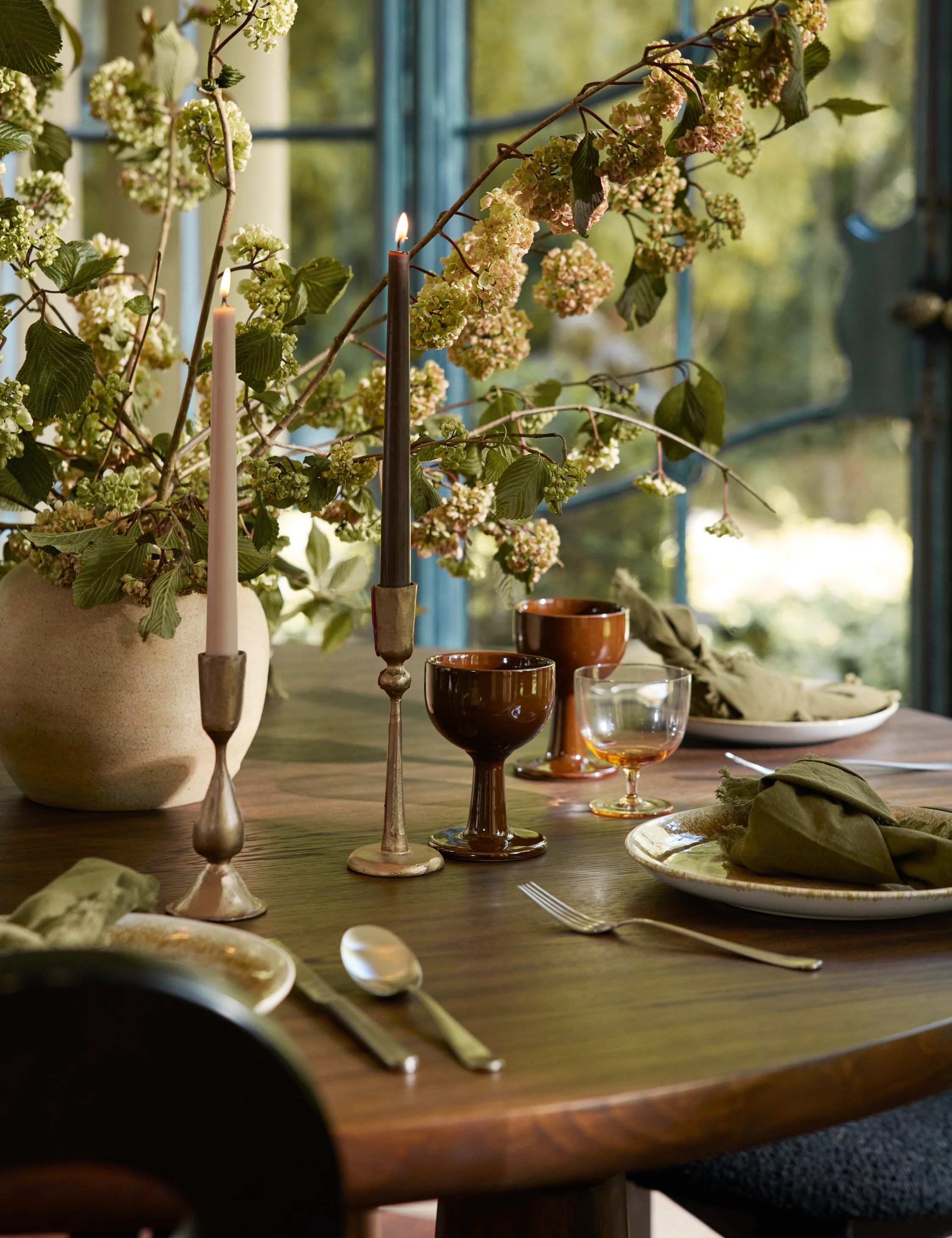 Hand-Forged Iron Taper Candle Holder