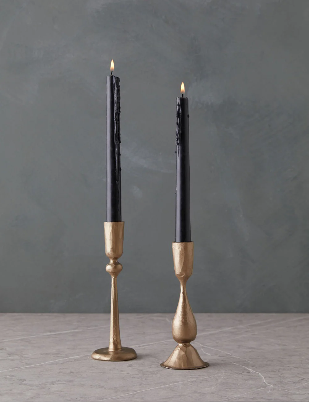 Hand-Forged Iron Taper Candle Holder