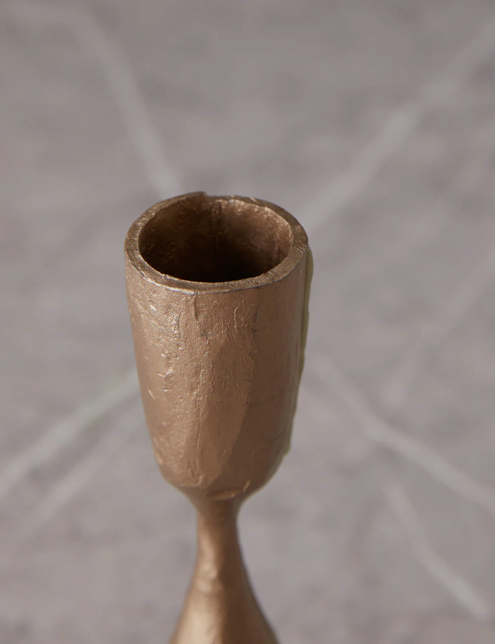 Hand-Forged Iron Taper Candle Holder