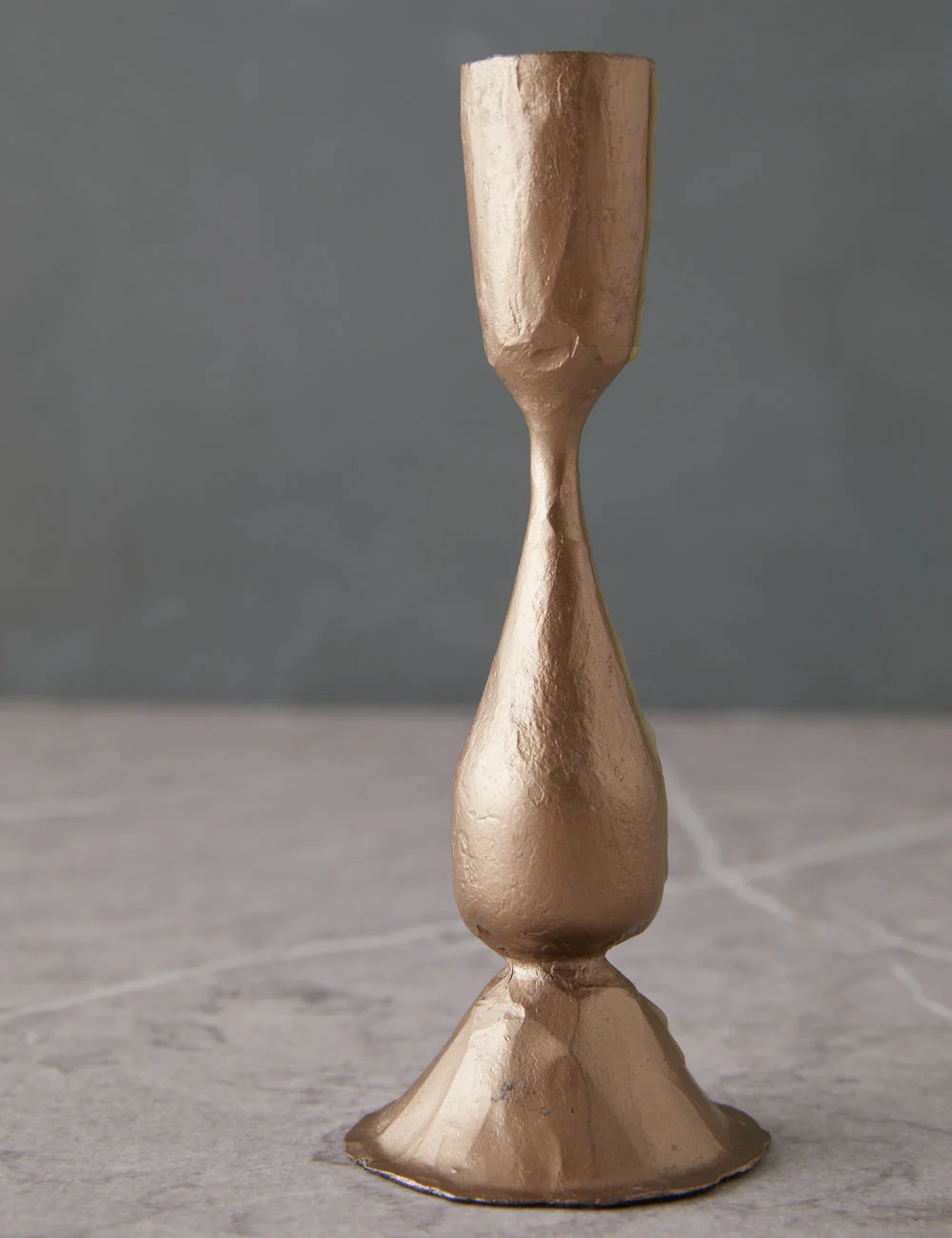 Hand-Forged Iron Taper Candle Holder