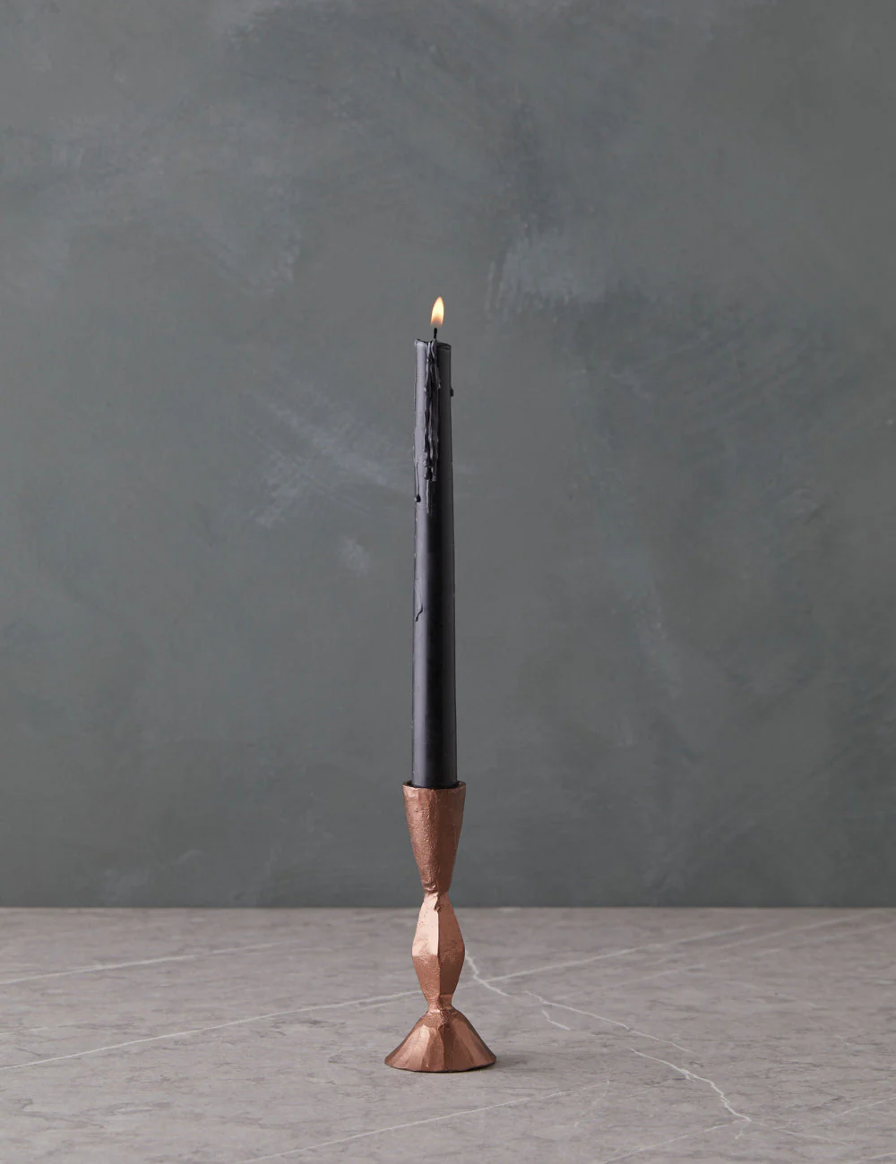 Hand-Forged Iron Taper Candle Holder