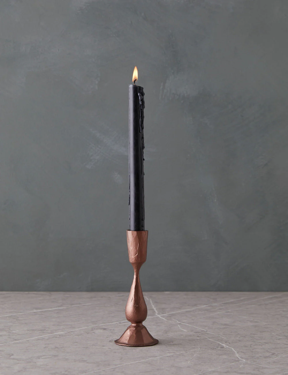 Hand-Forged Iron Taper Candle Holder