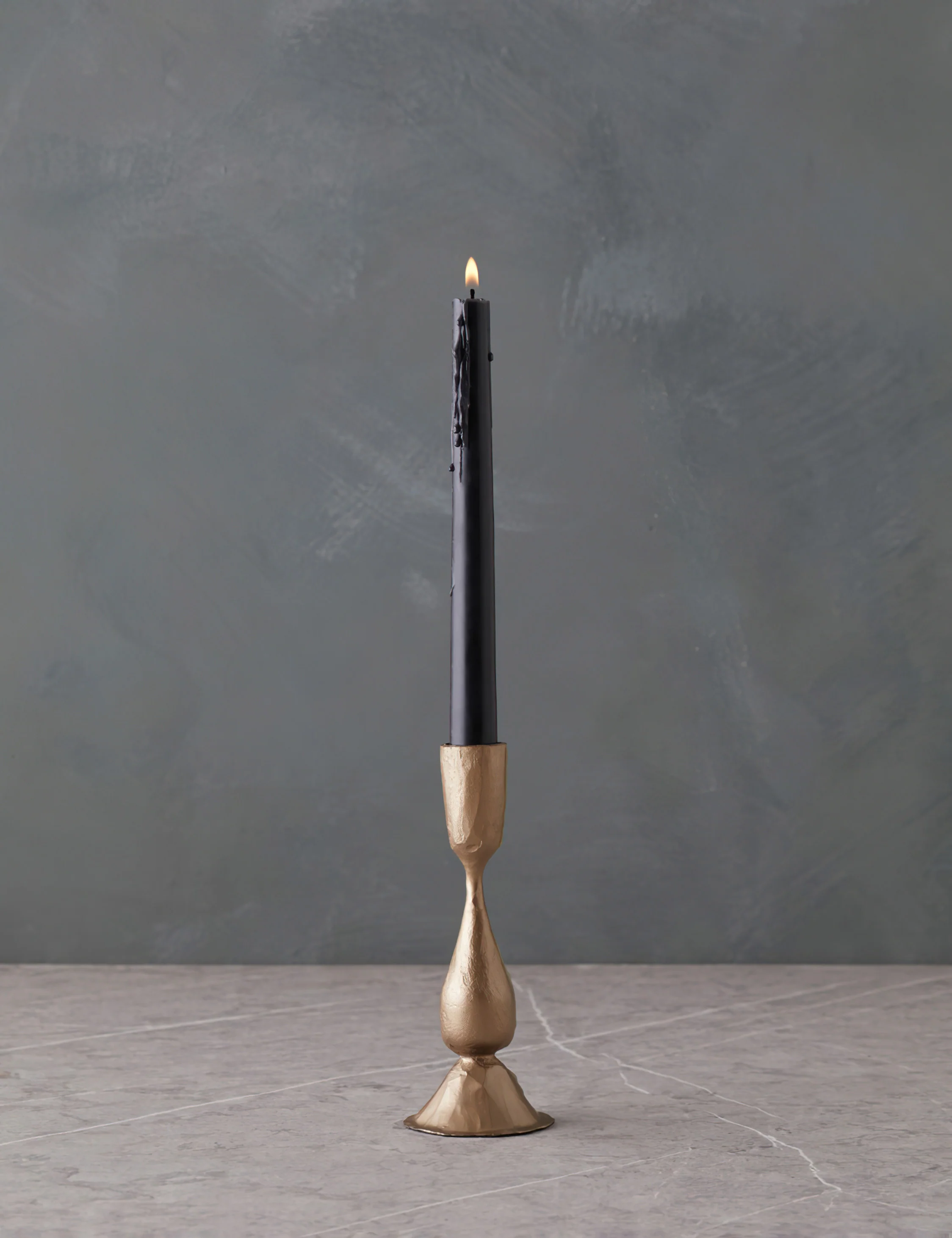 Hand-Forged Iron Taper Candle Holder
