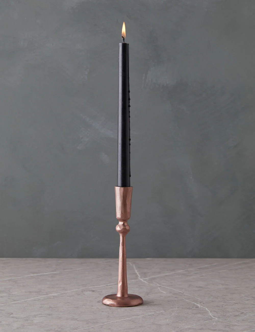 Hand-Forged Iron Taper Candle Holder