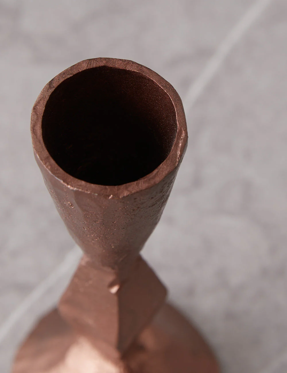 Hand-Forged Iron Taper Candle Holder