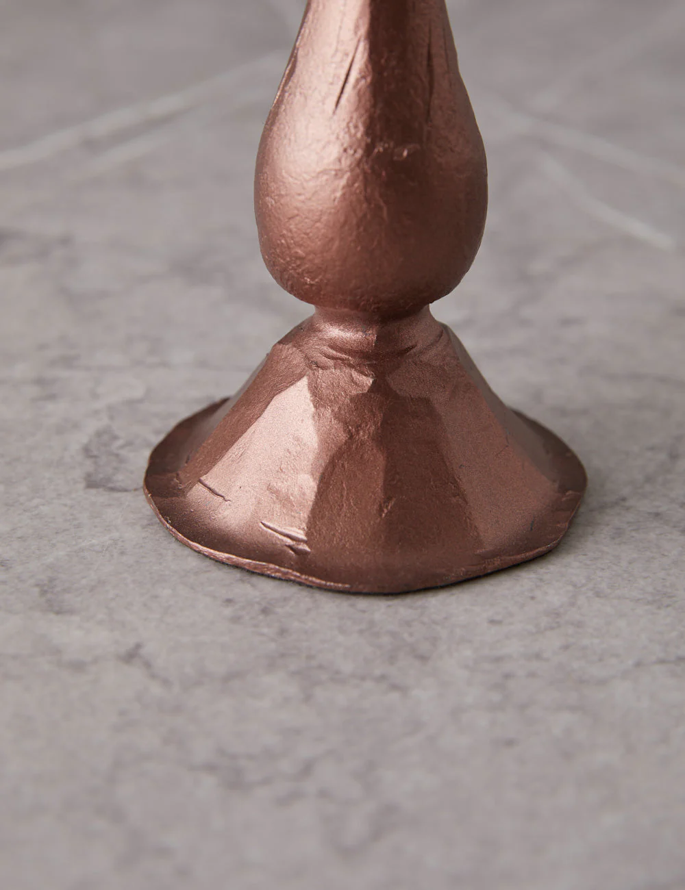 Hand-Forged Iron Taper Candle Holder