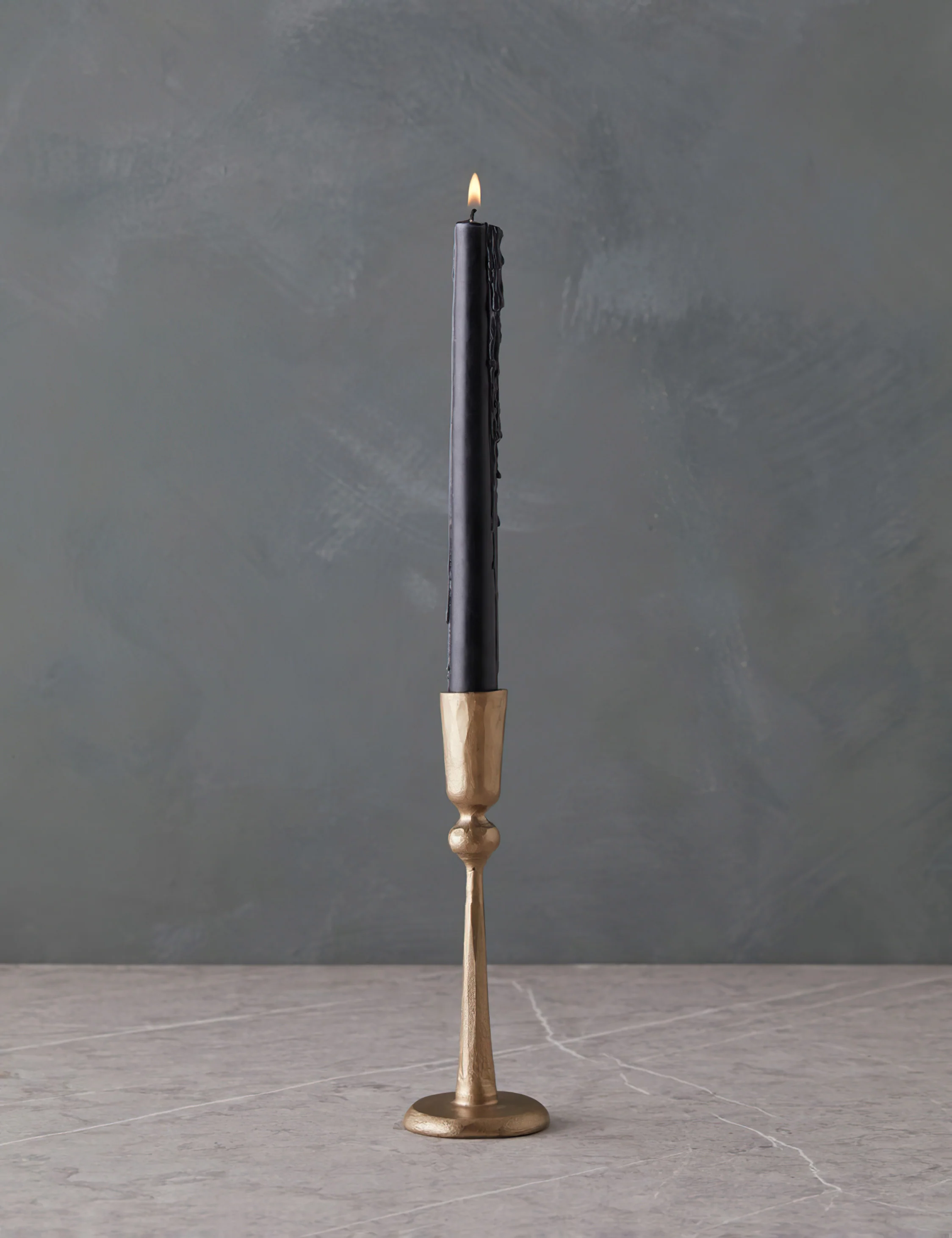 Hand-Forged Iron Taper Candle Holder