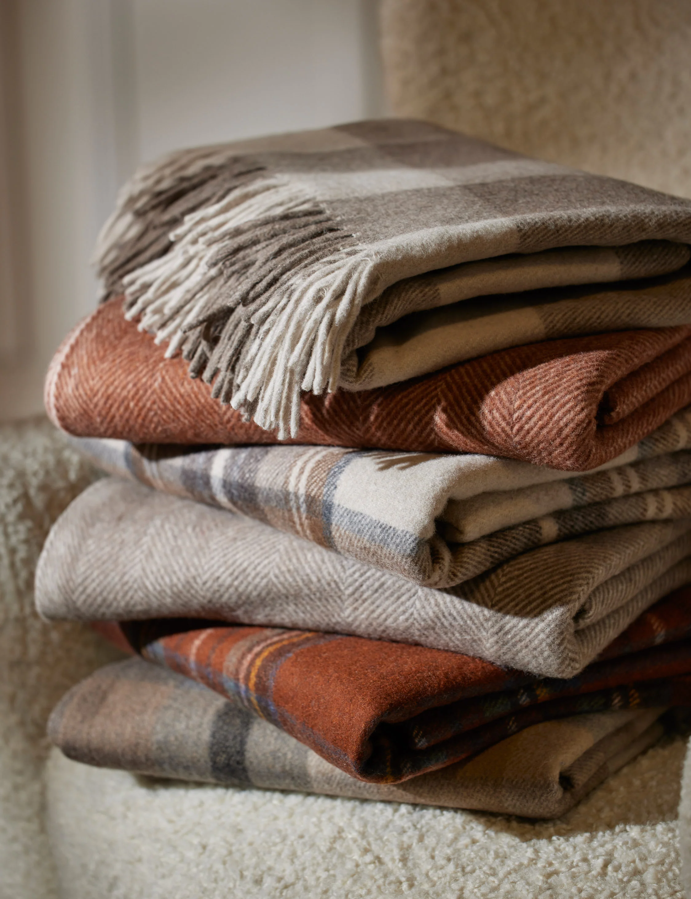 Recycled Wool Throw by TBCo