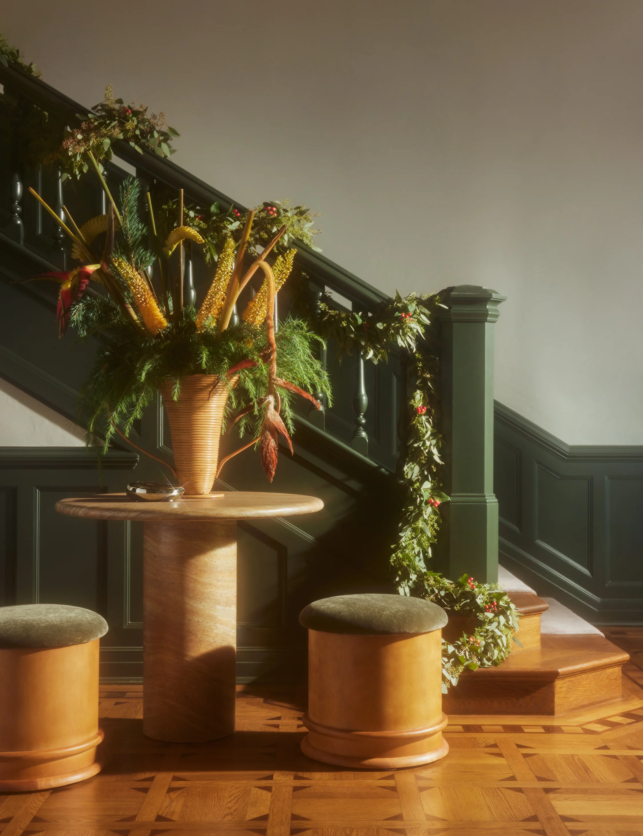 Fresh Handmade Seeded Eucalyptus Garland 4 Fresh Handmade Seeded Eucalyptus Garland