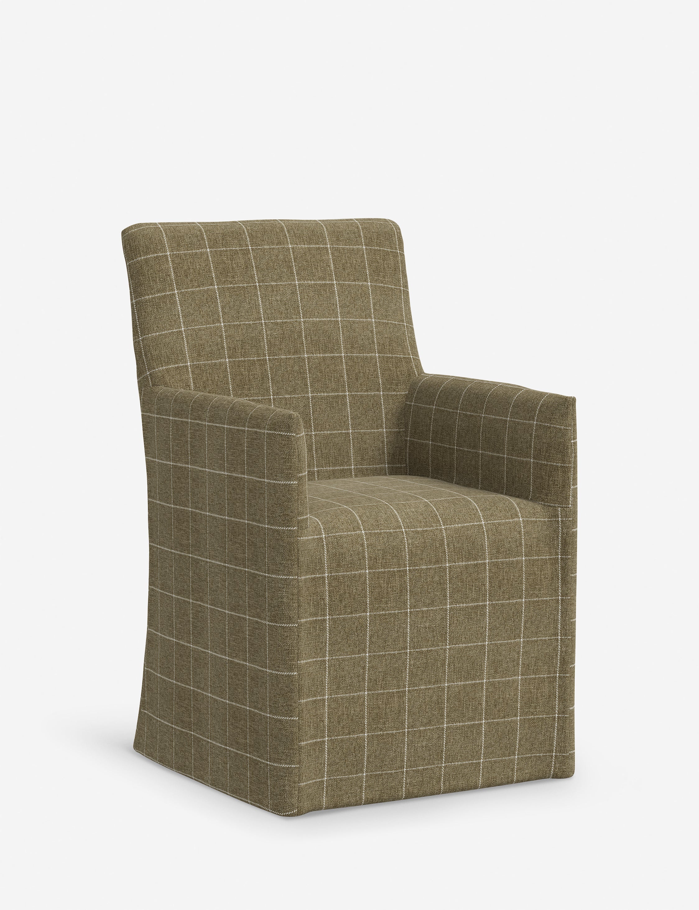 Haddan Slipcover Dining Arm Chair
