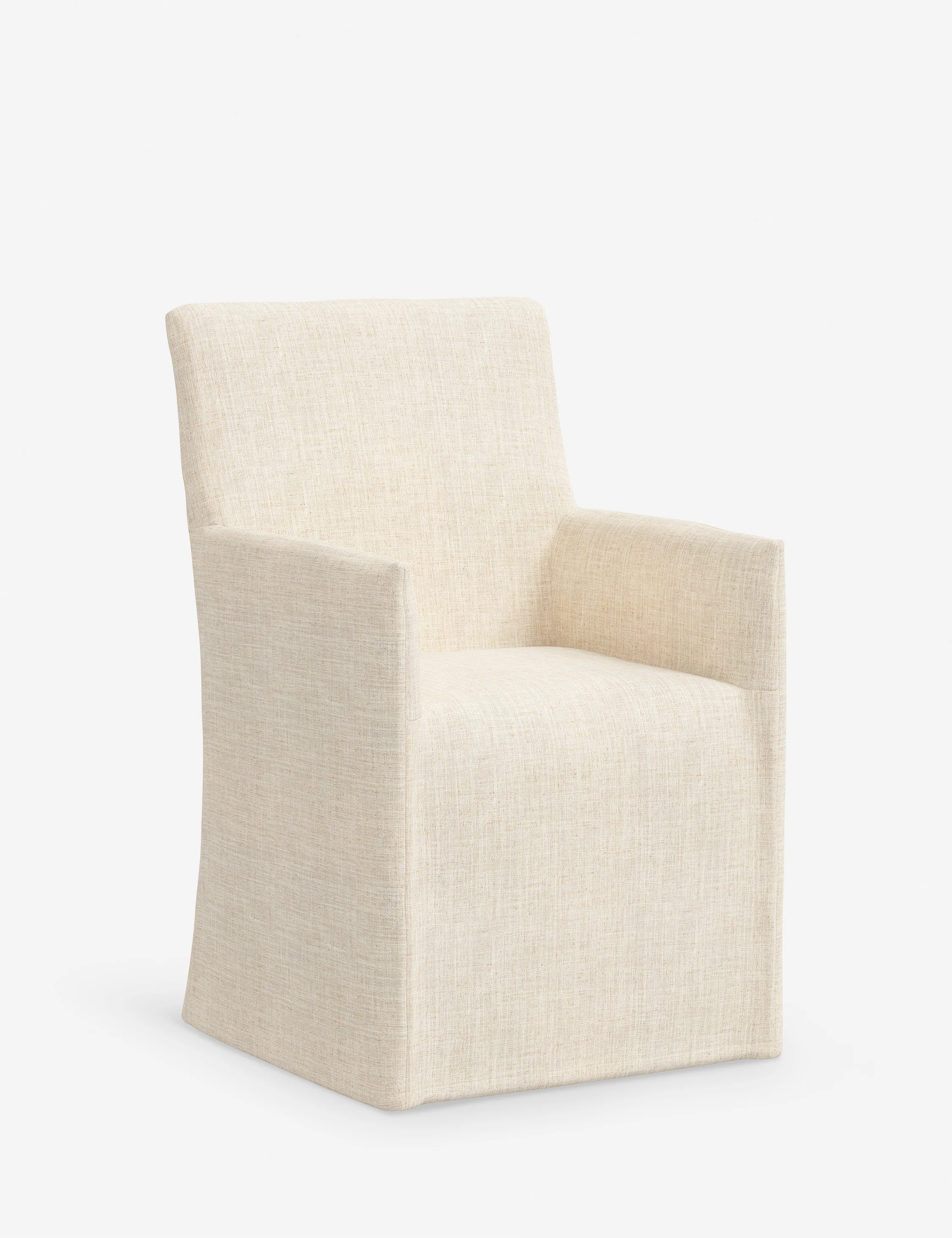 Haddan Slipcover Dining Arm Chair
