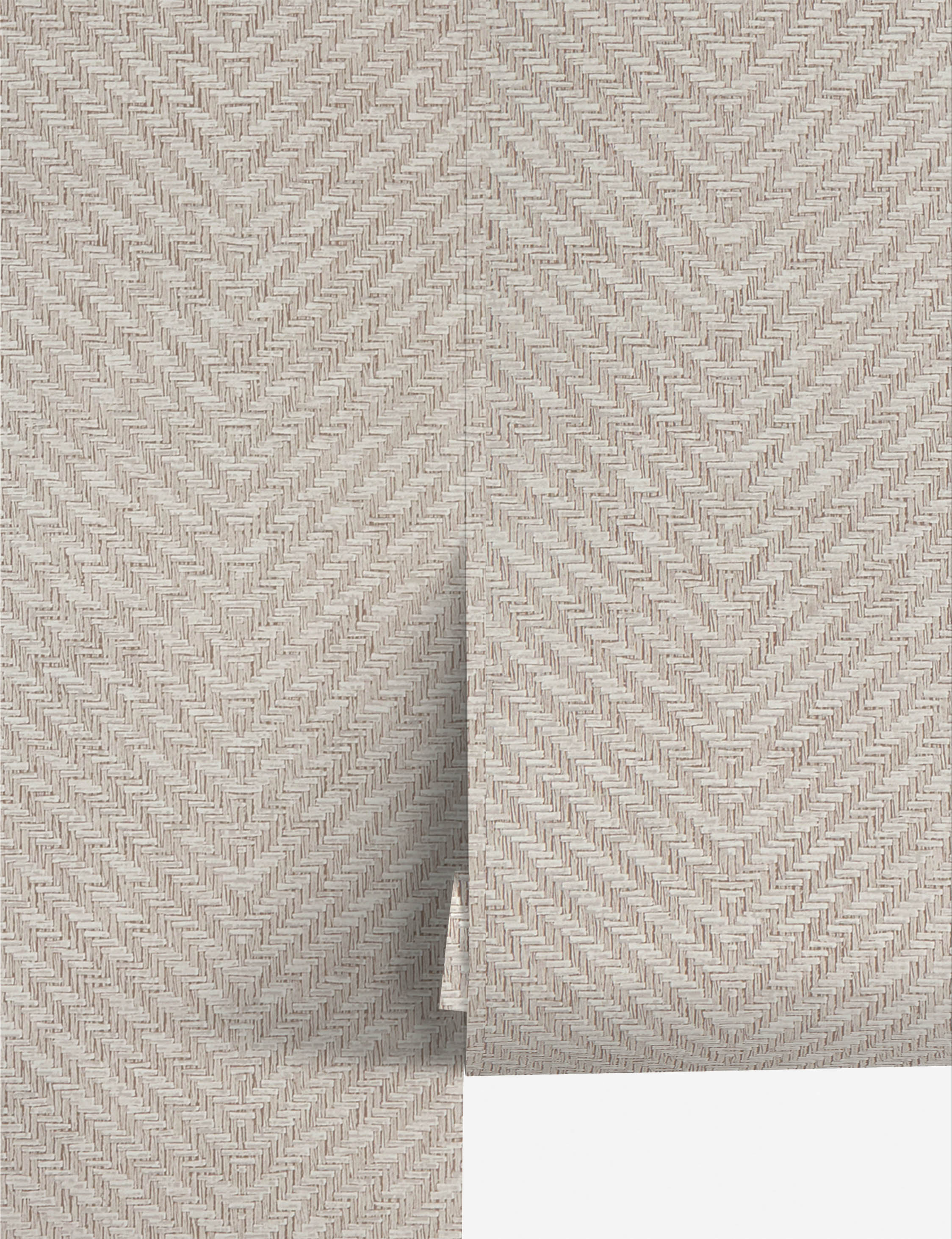 Faux Grasscloth Parquet Textured Peel + Stick Wallpaper by Jeremiah Brent