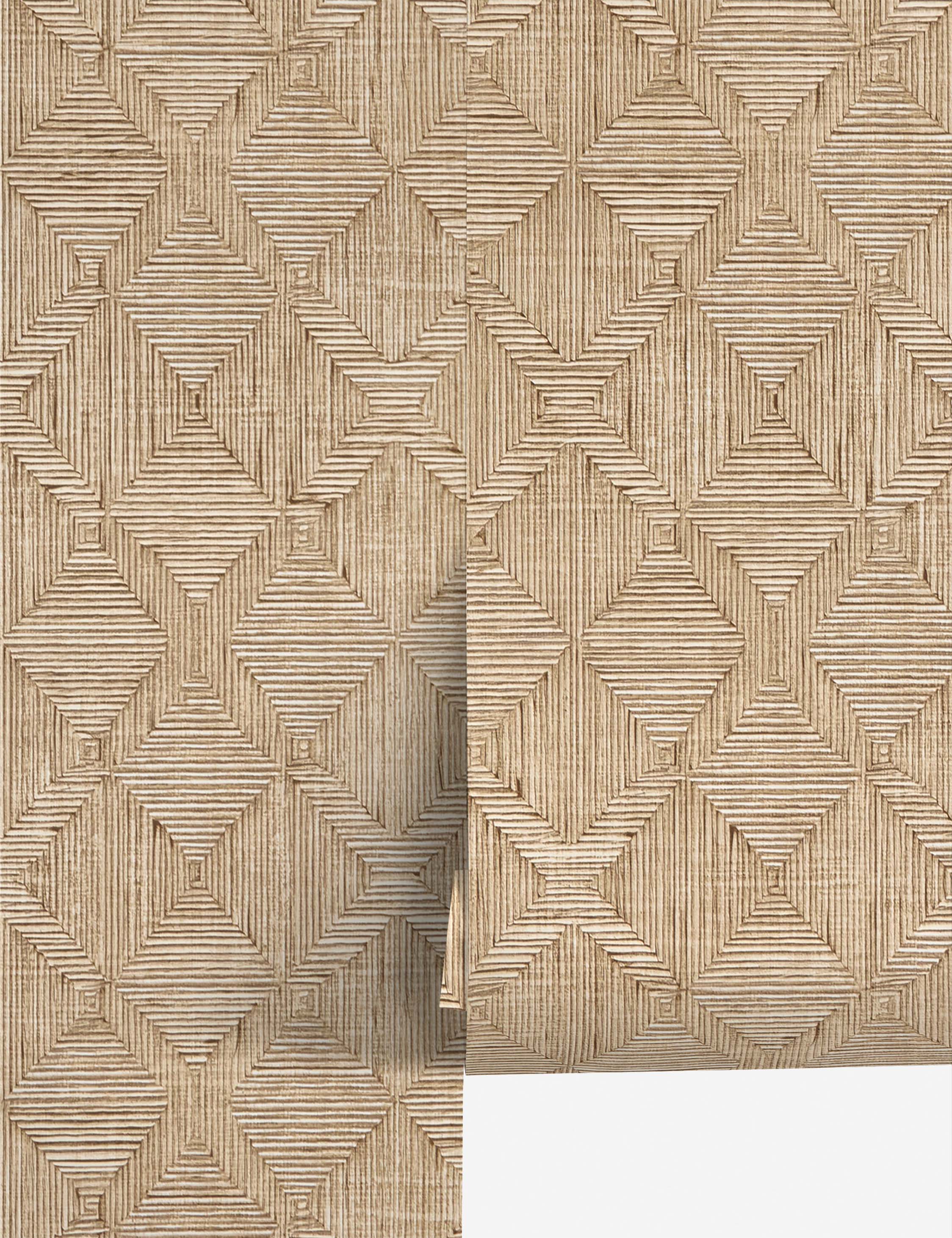 Hoffmann Faux Sisal Textured Peel + Stick Wallpaper by Jeremiah Brent