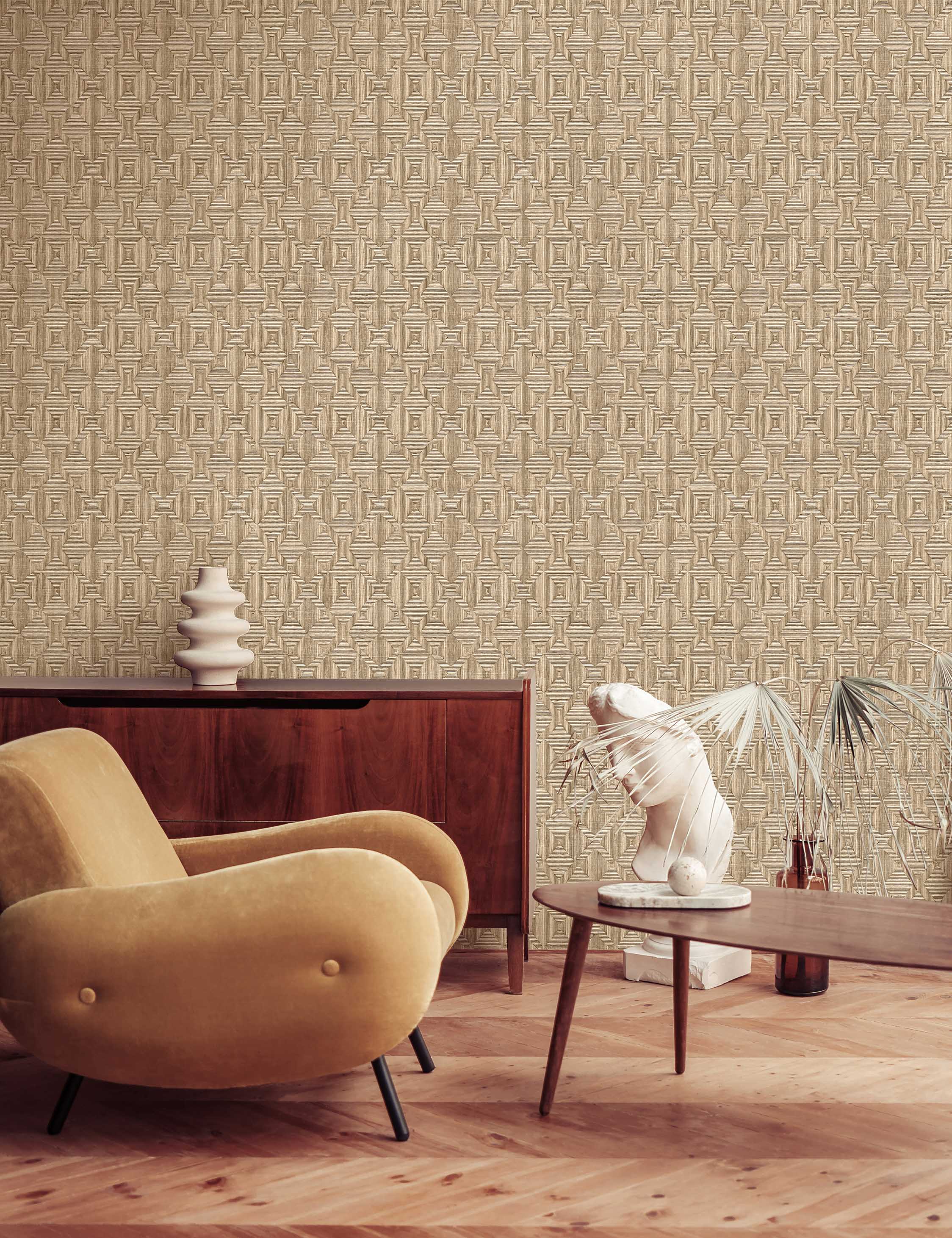 Hoffmann Faux Sisal Textured Peel + Stick Wallpaper by Jeremiah Brent 3 Hoffmann Faux Sisal Textured Peel + Stick Wallpaper by Jeremiah Brent