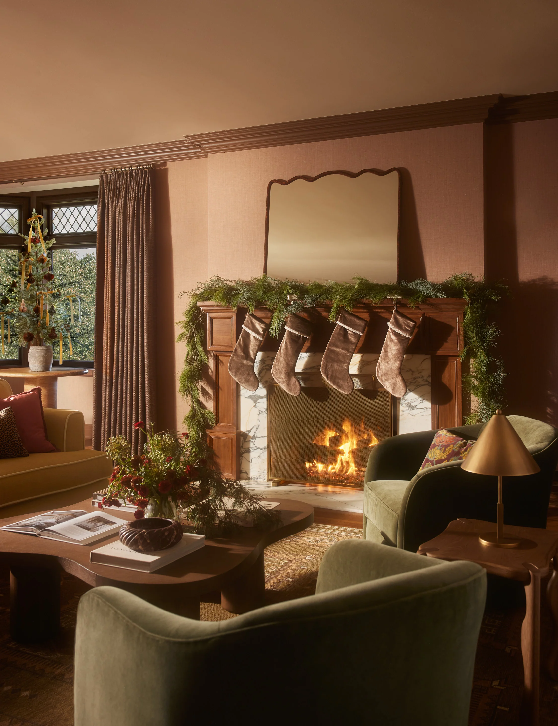 Brandis Velvet Stocking