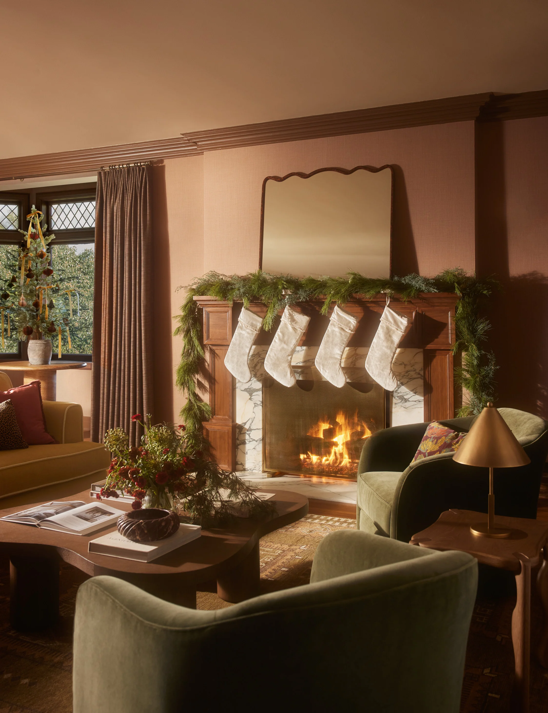 Brandis Velvet Stocking