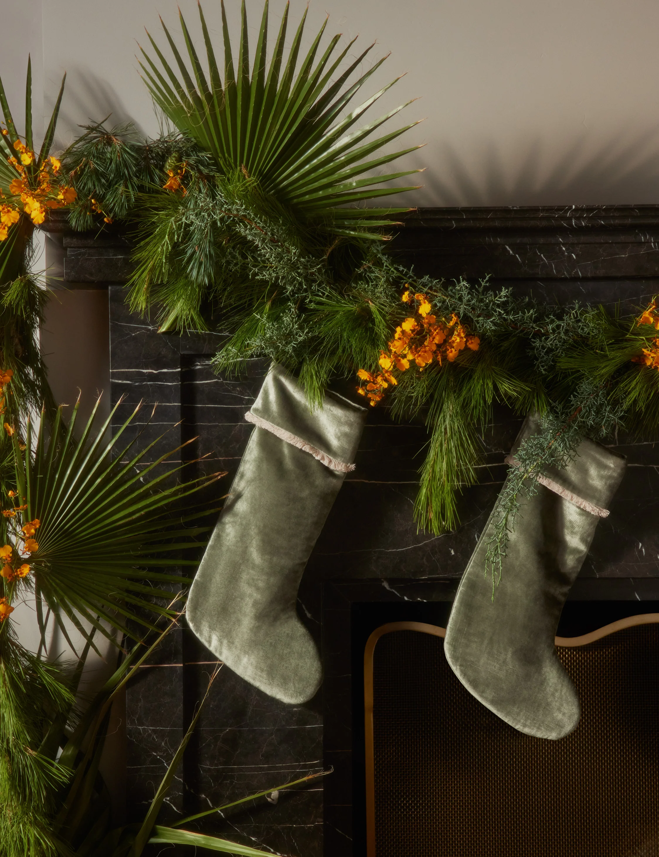 Brandis Velvet Stocking