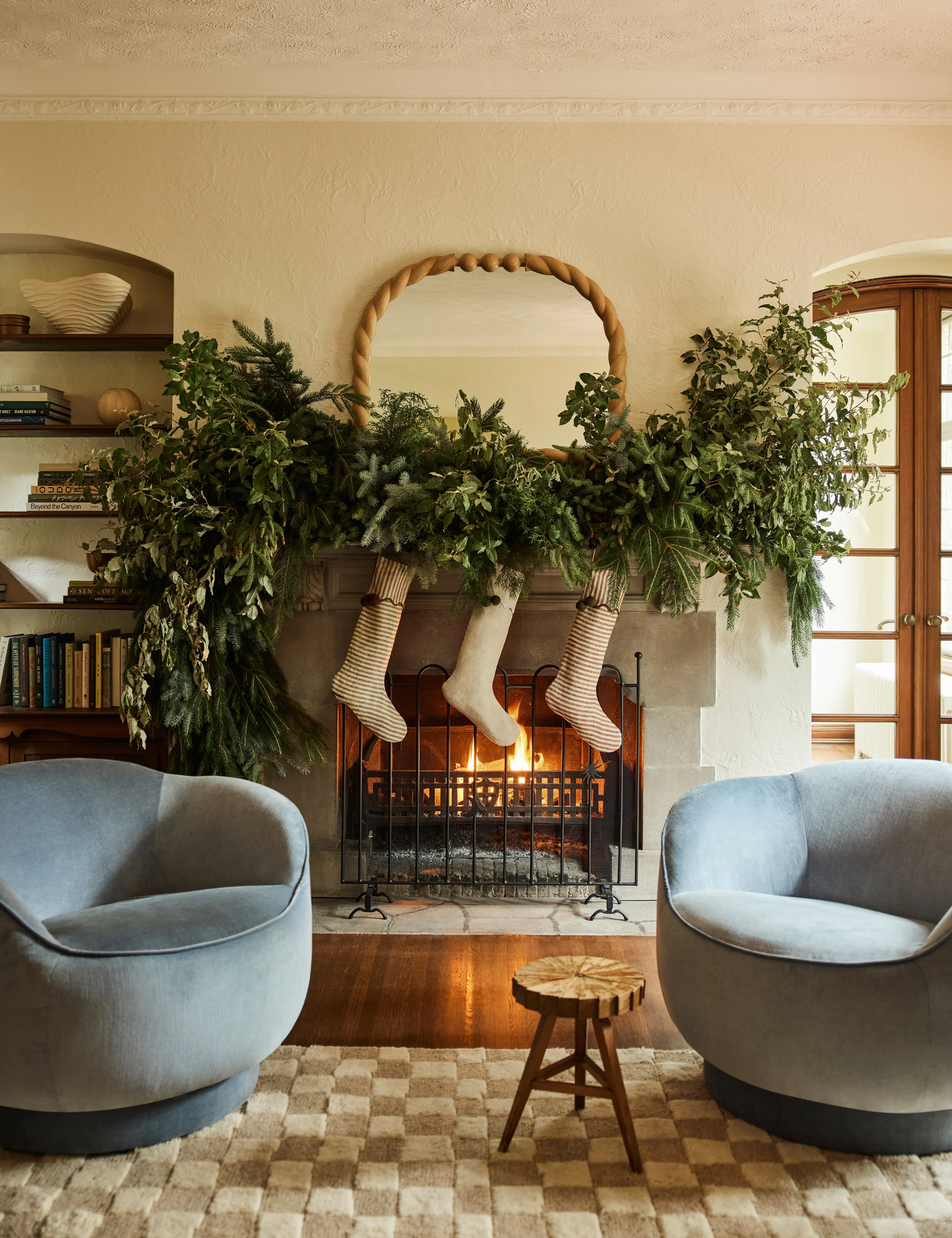 Lanie Linen Stocking by Sarah Sherman Samuel