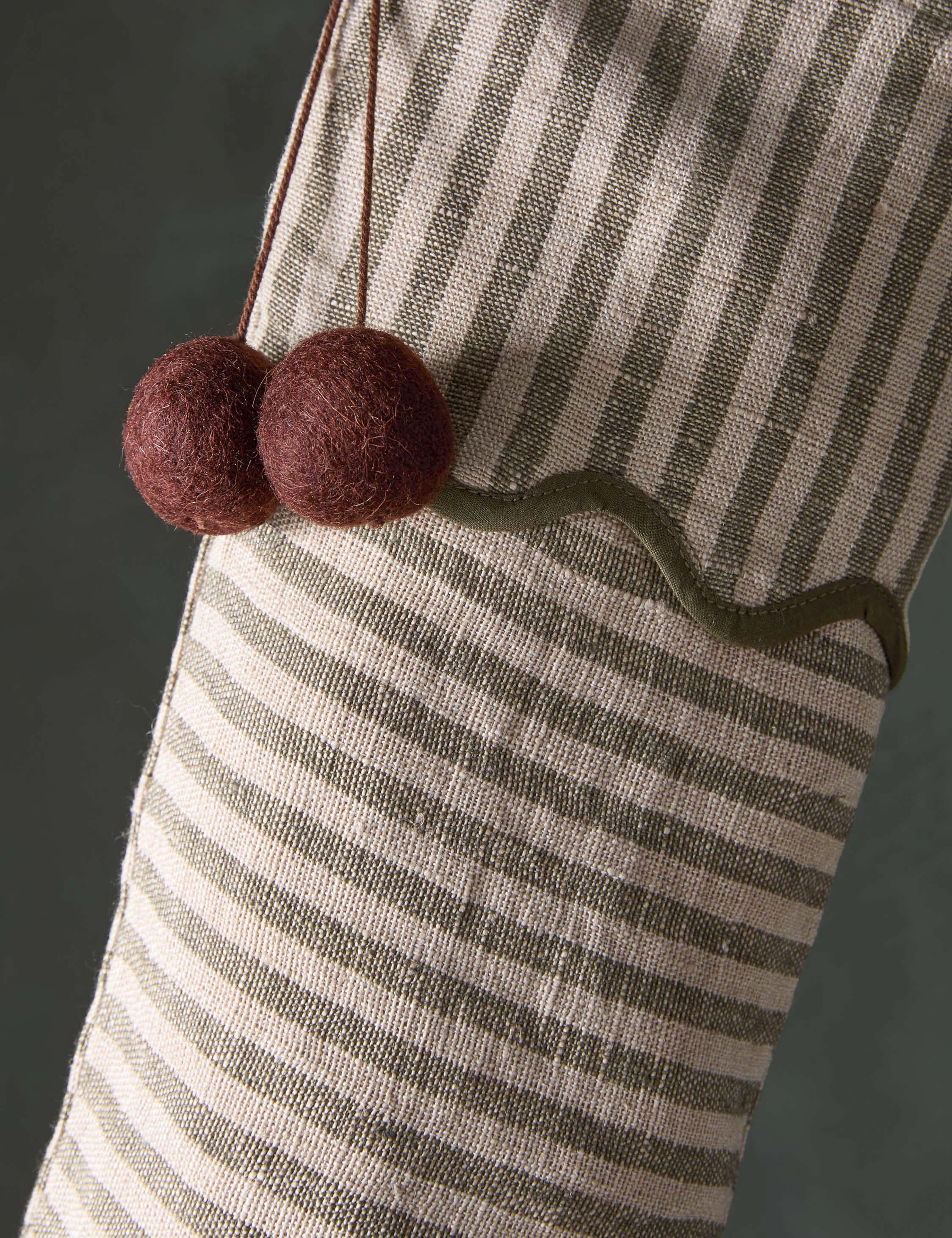 Lanie Linen Stocking by Sarah Sherman Samuel