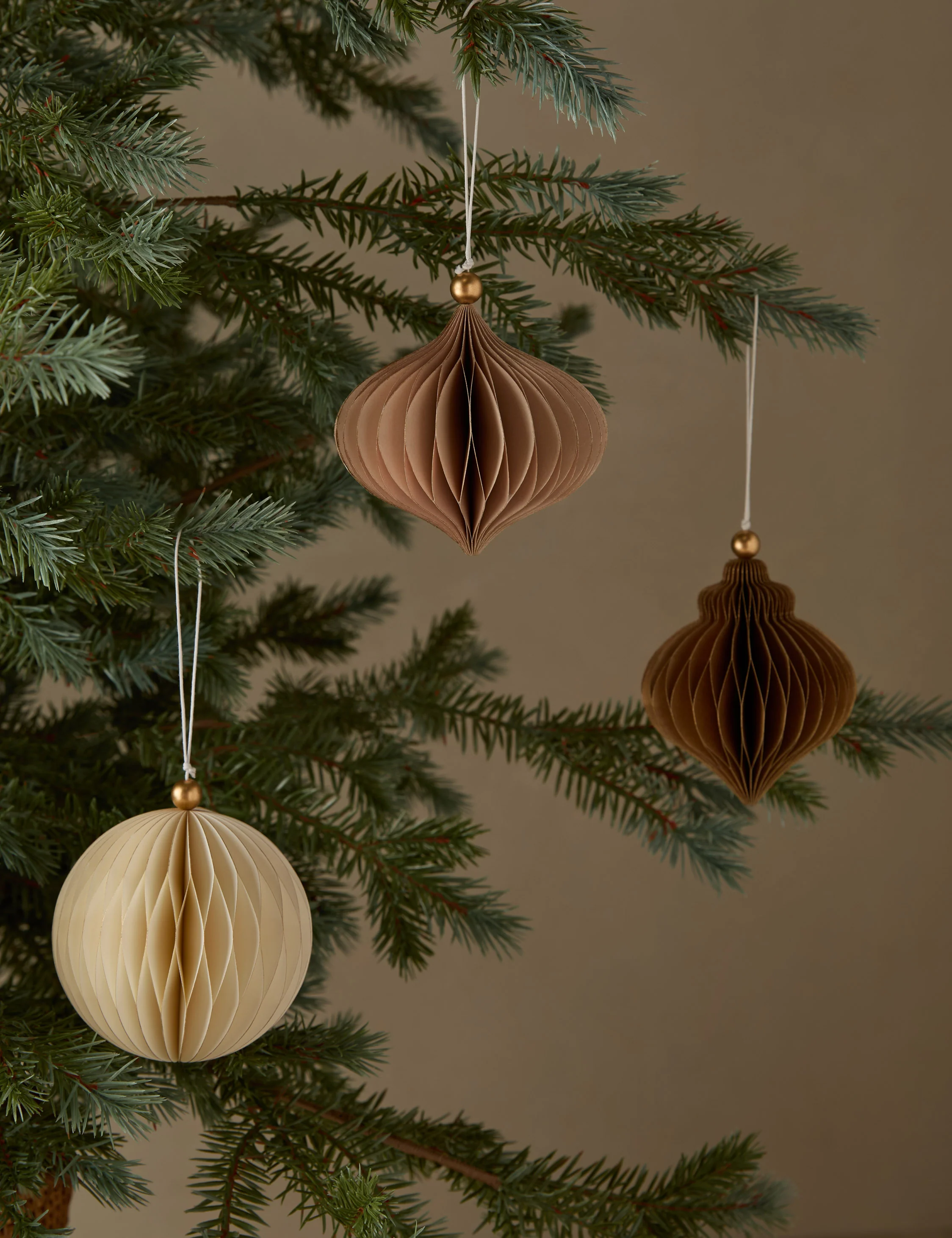 Revel Paper Ornaments (set of 3)