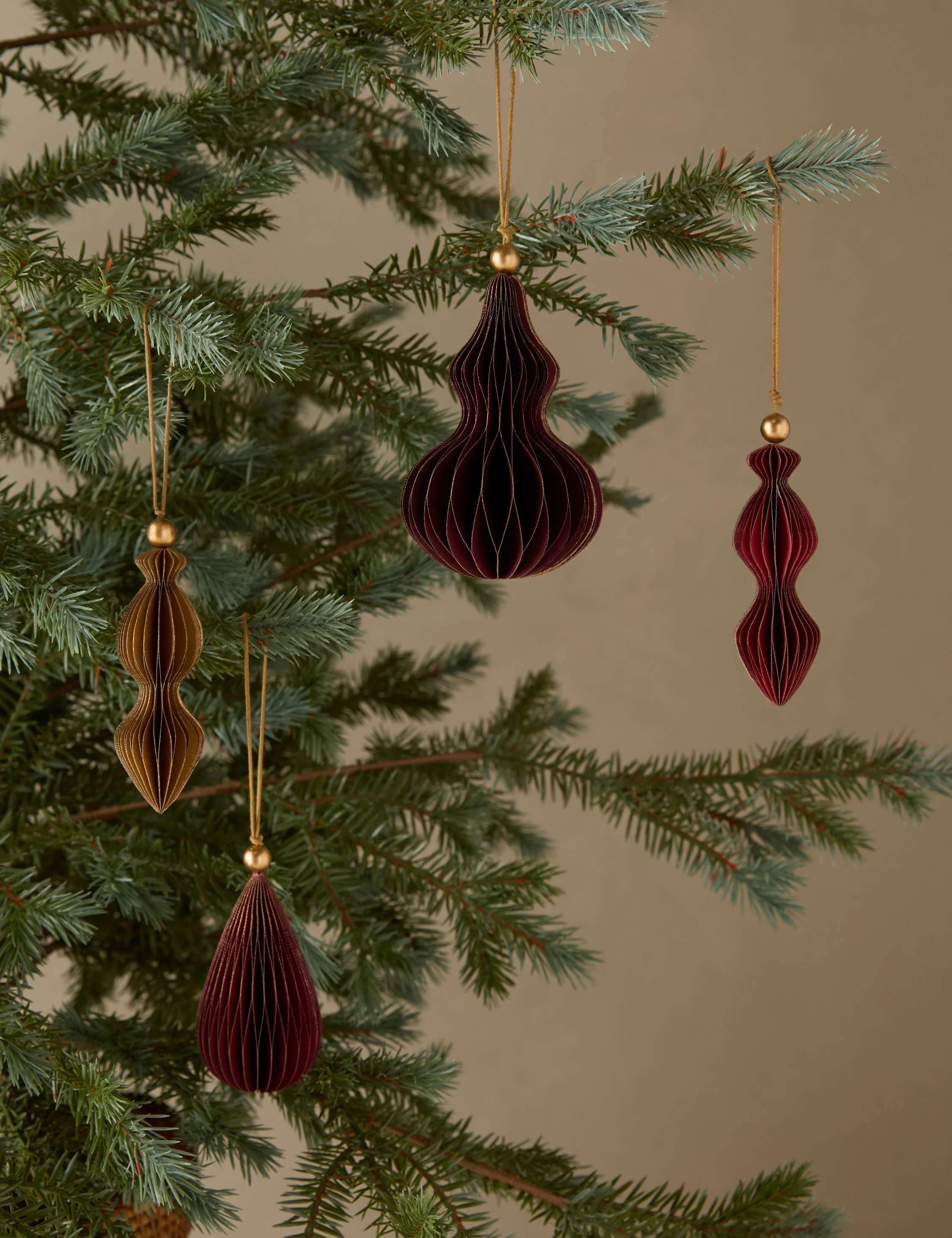 Revel Paper Ornaments (set of 4)