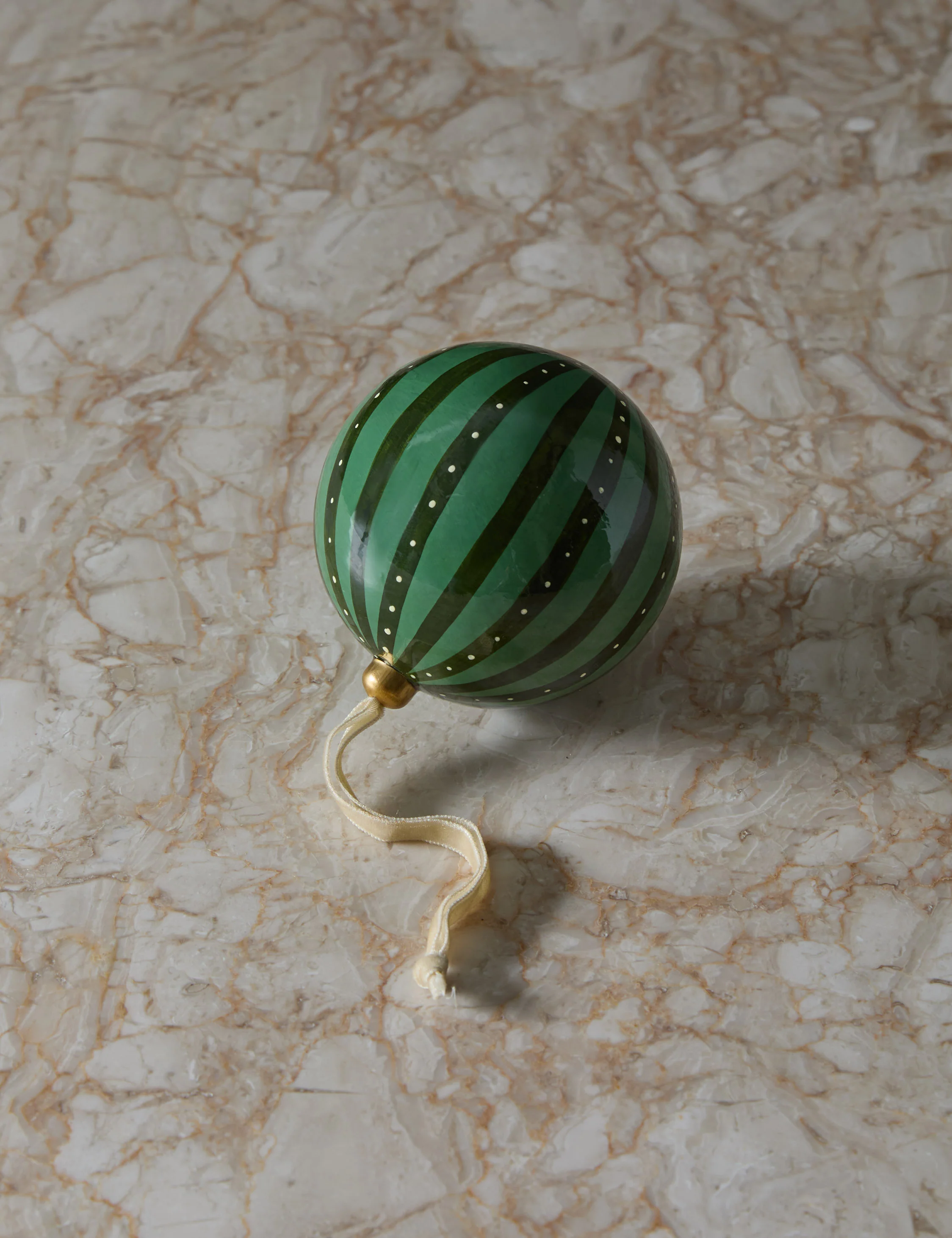 Joelle Handpainted Ornaments (Set of 2)