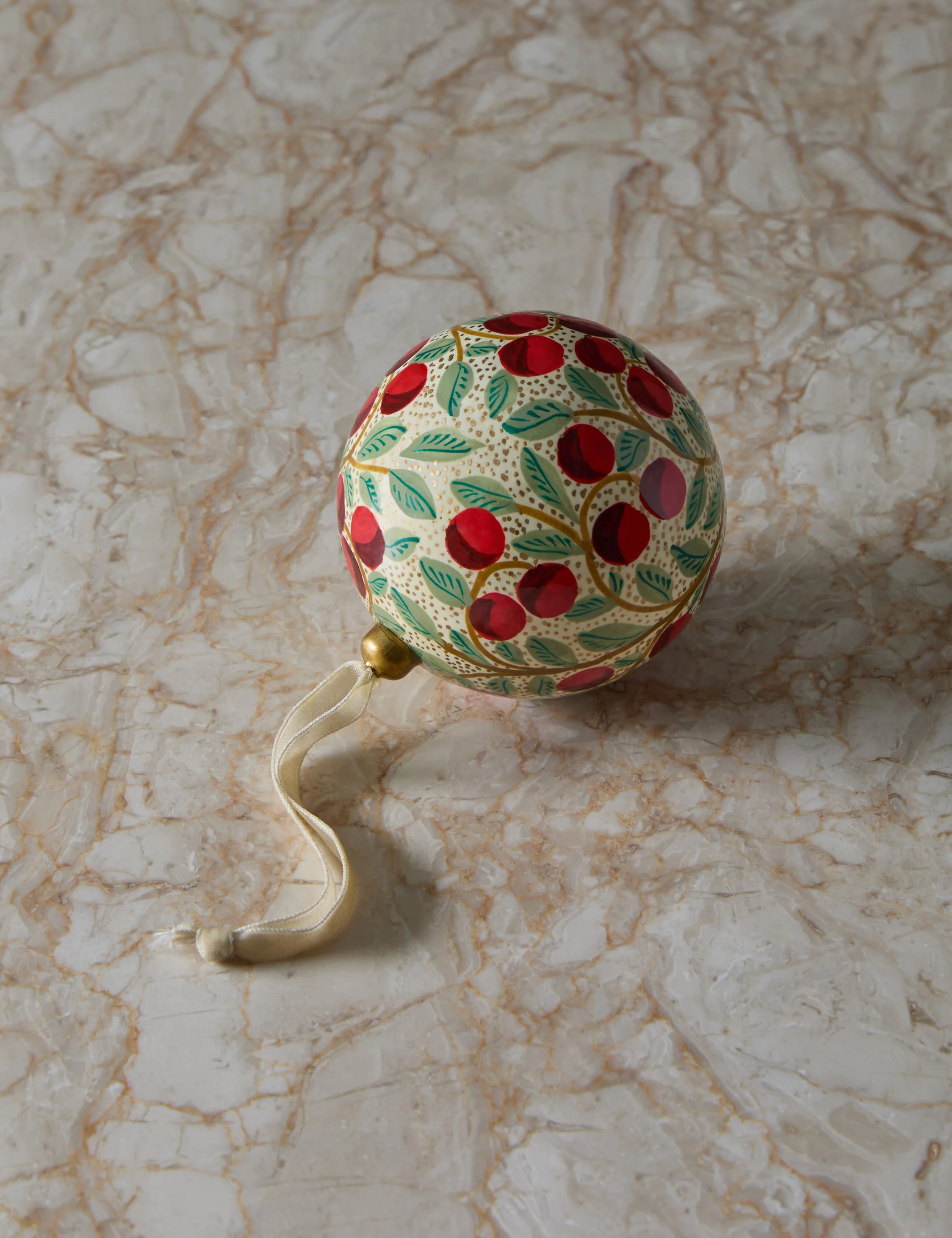 Joelle Handpainted Ornaments (Set of 2)