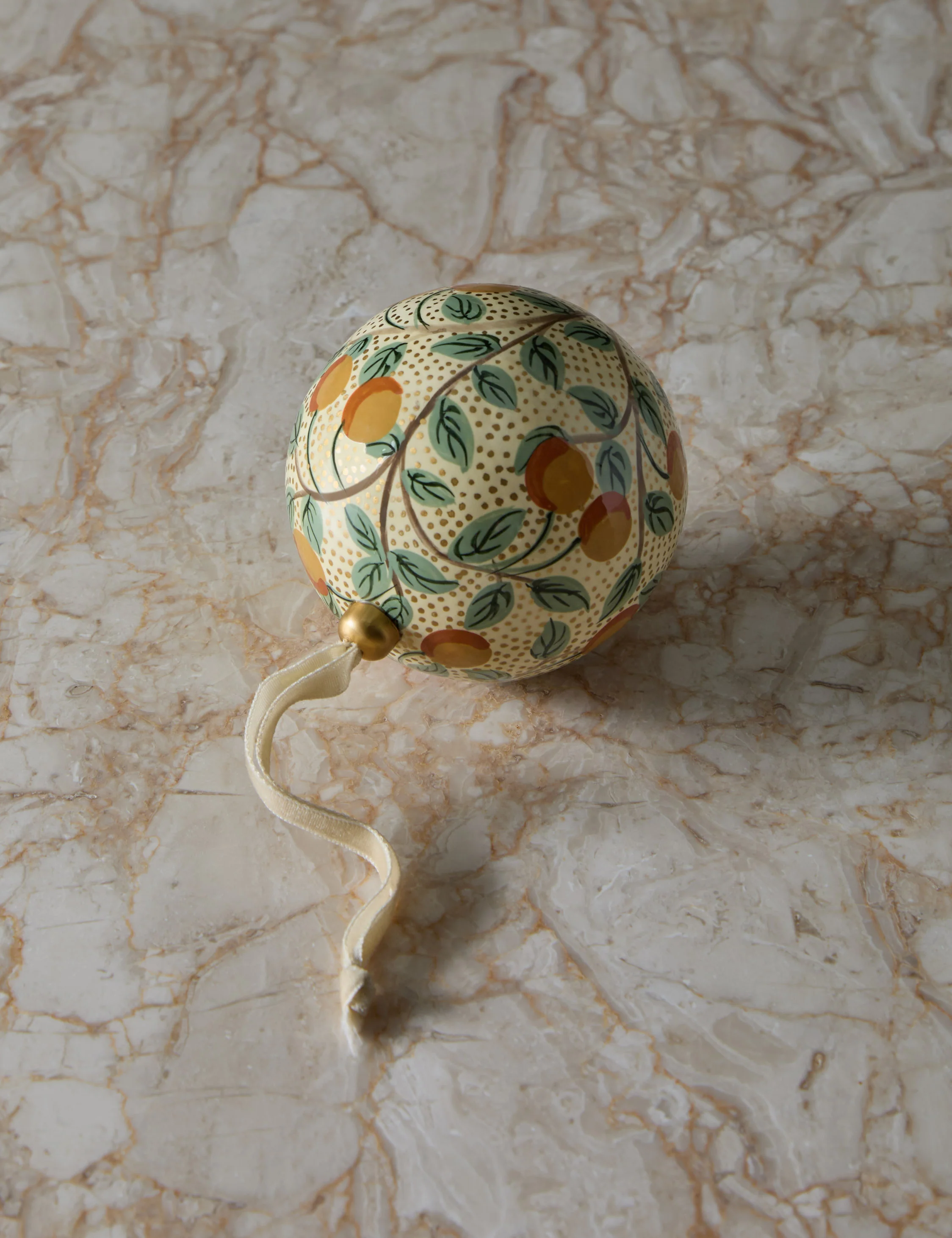 Joelle Handpainted Ornaments (Set of 2)