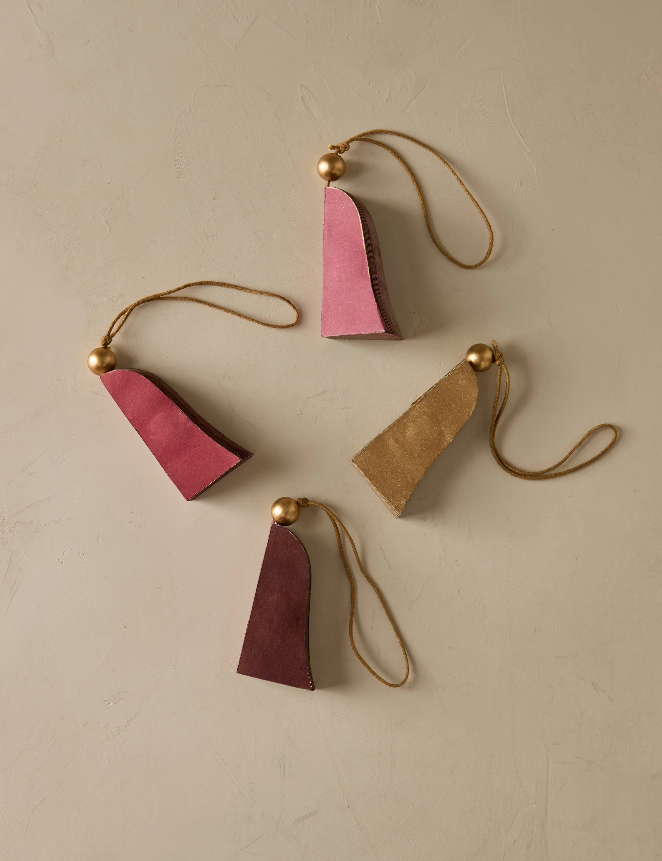 Revel Paper Bell Ornaments (set of 4)
