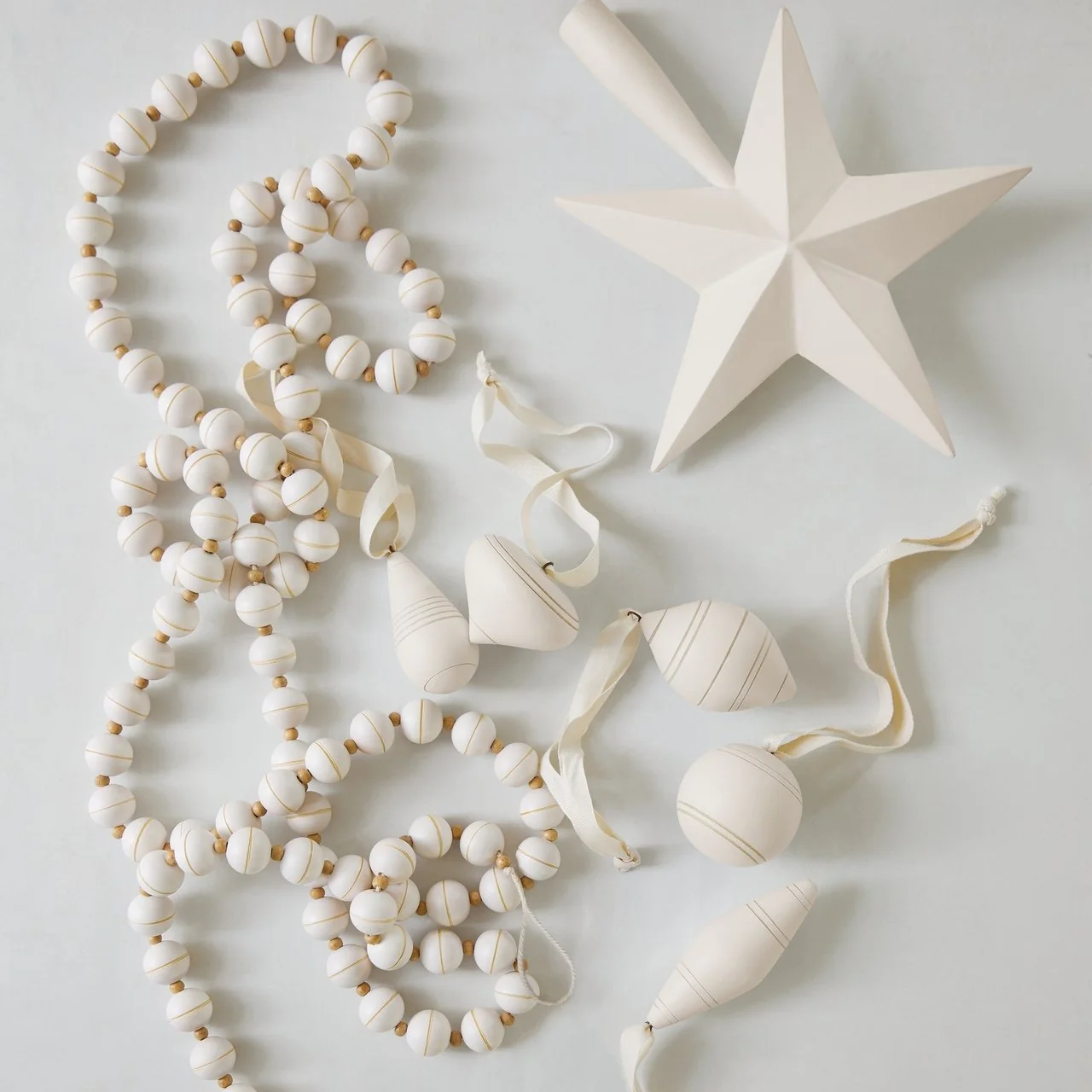 Hand-Painted Wood Tree Topper