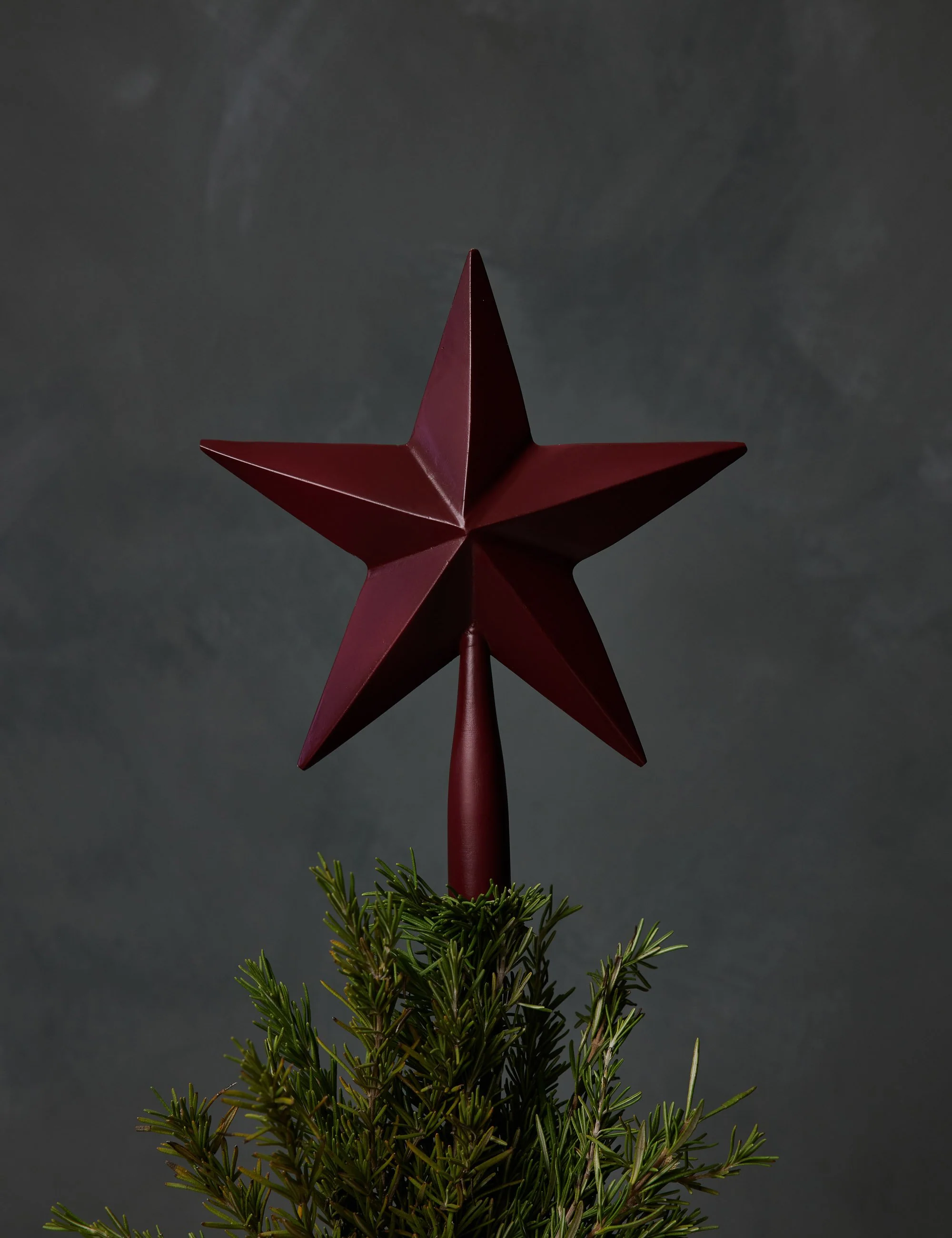 Hand-Painted Wood Tree Topper
