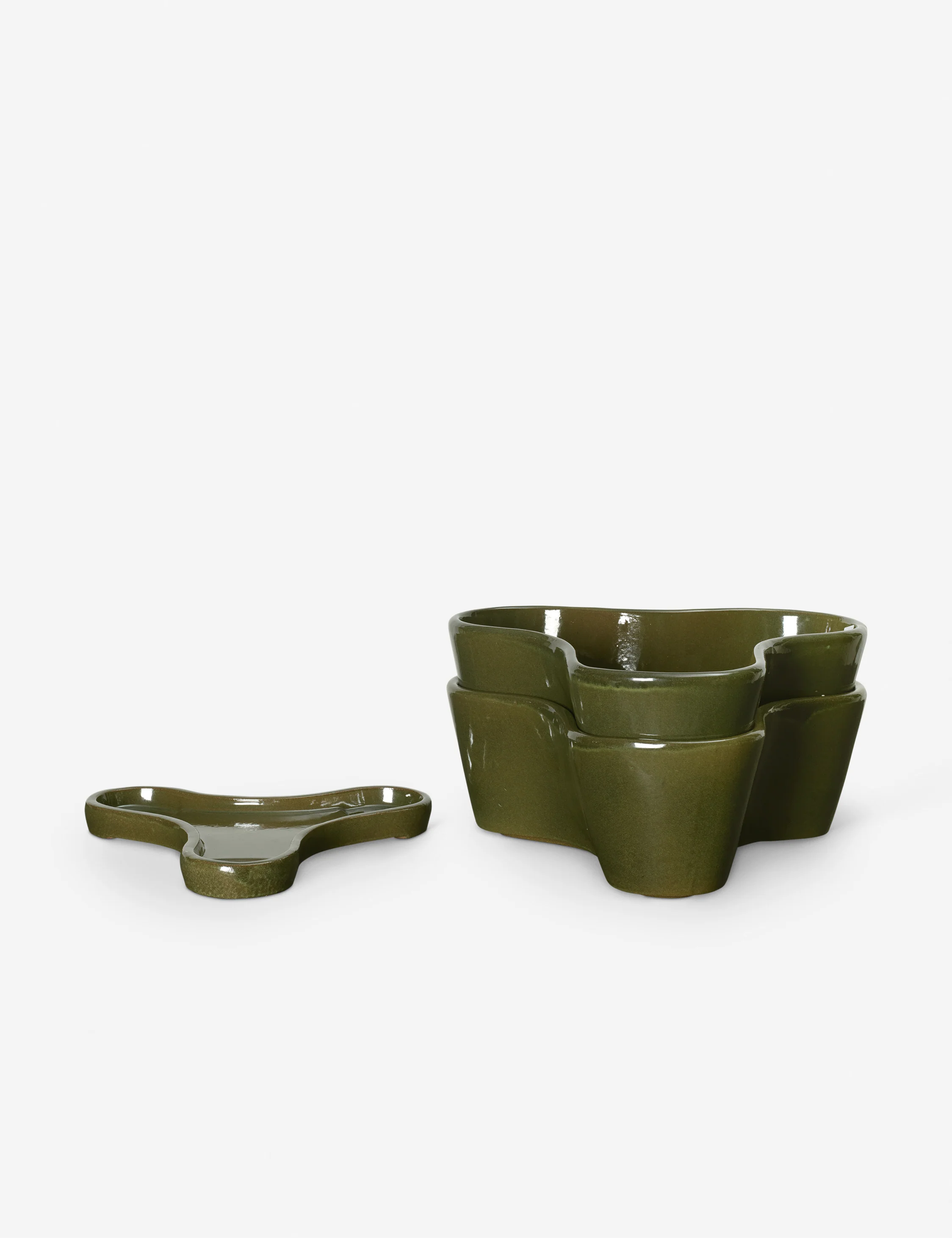 Gemi Stackable Planters (Set of 2) by Ferm Living
