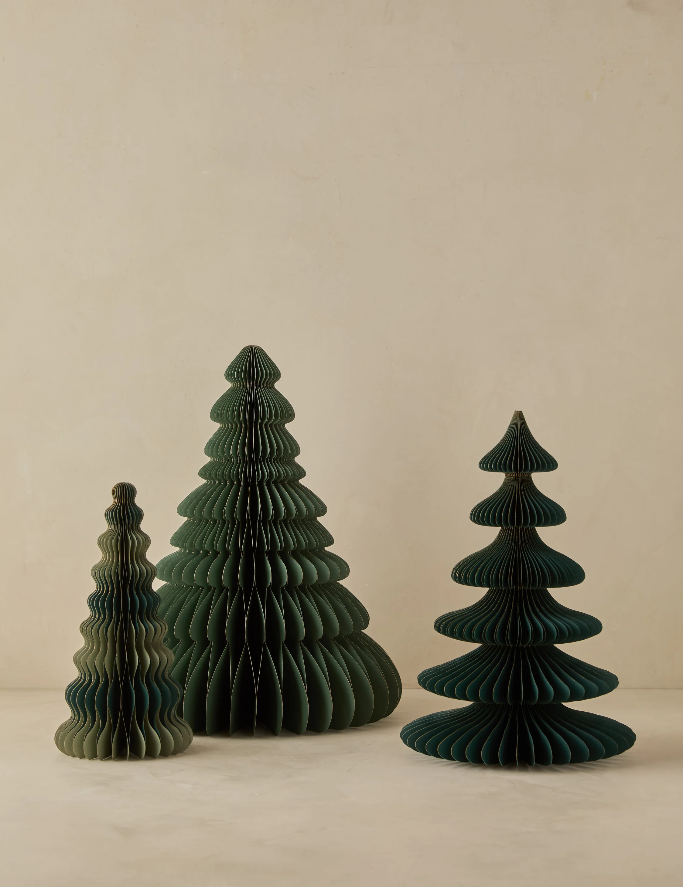 Revel Paper Mantel Trees (set of 3)