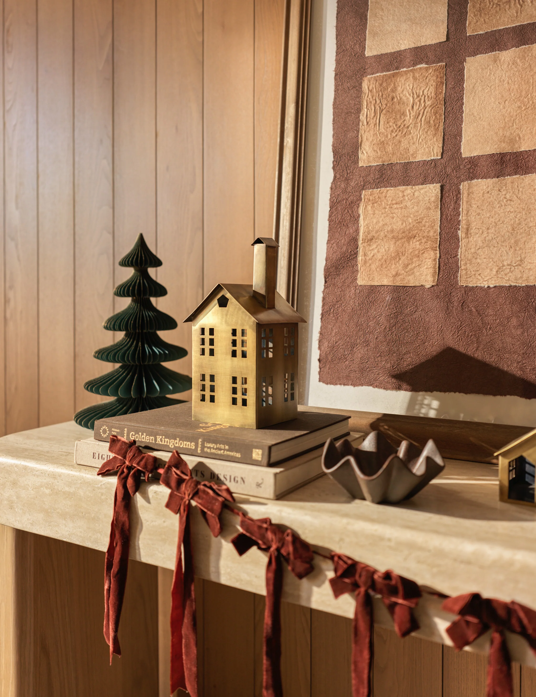 Revel Paper Mantel Trees (set of 3)