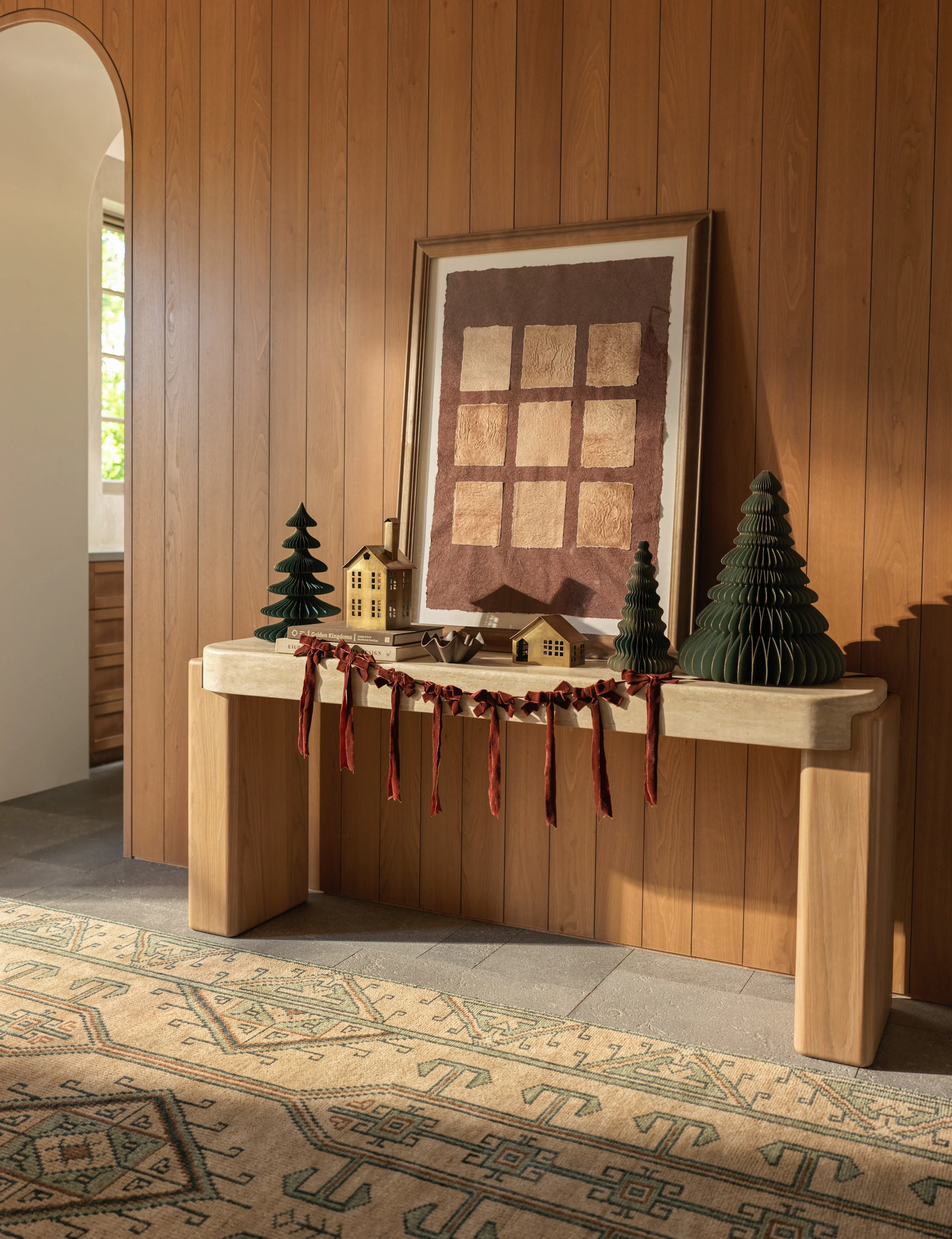 Revel Paper Mantel Trees (set of 3)