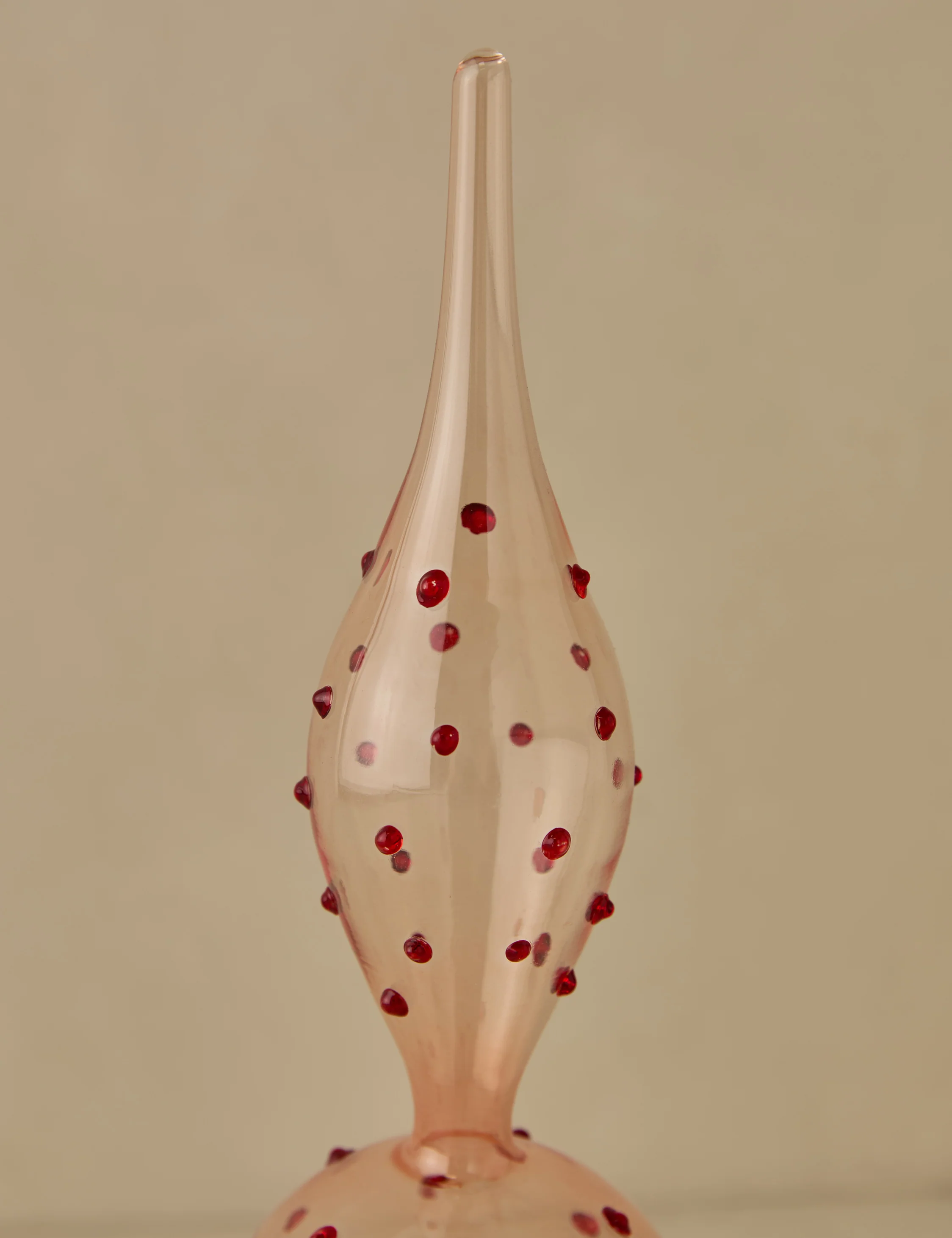 Milay Glass Finial Tree Topper