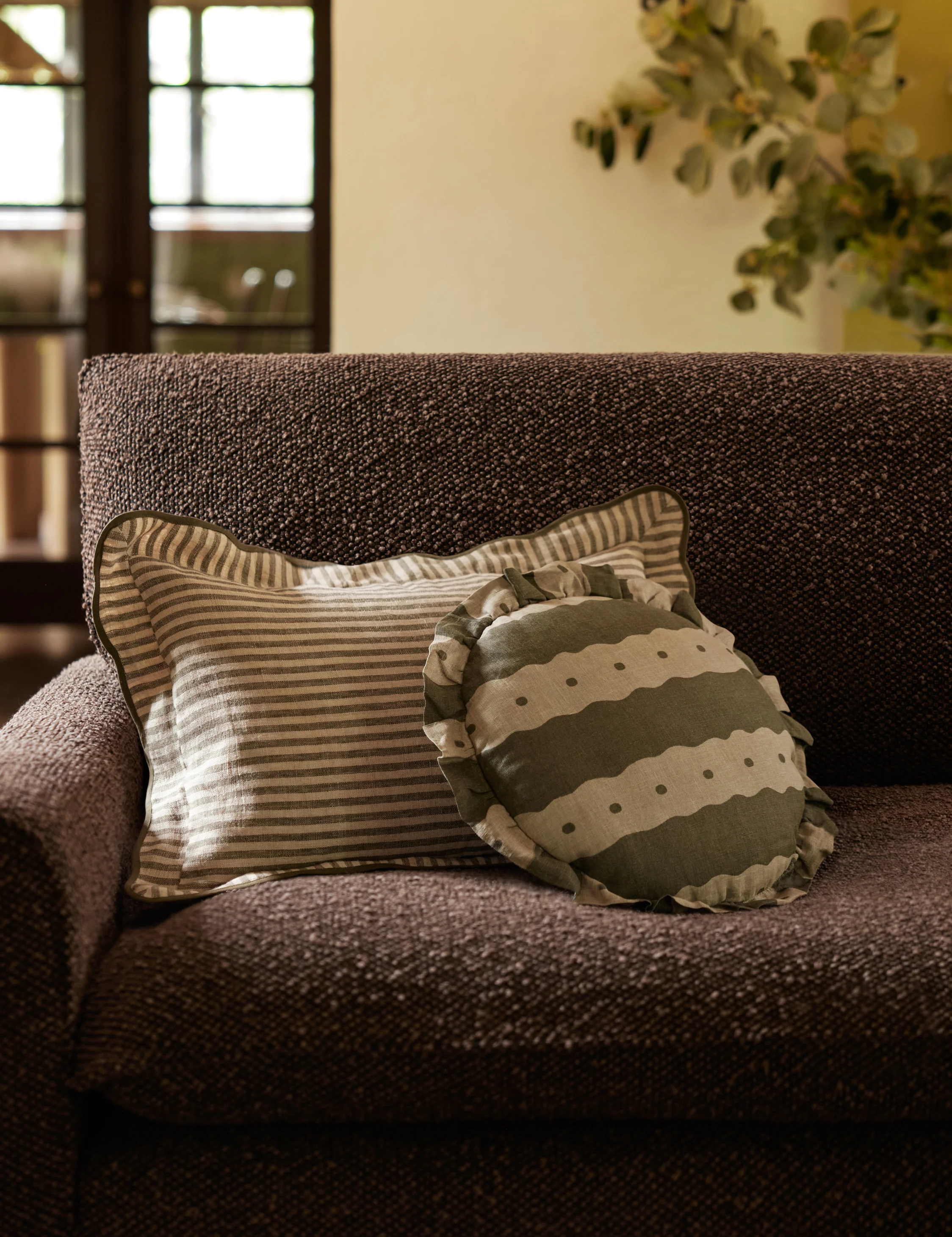 Dotti Linen Pillow by Sarah Sherman Samuel