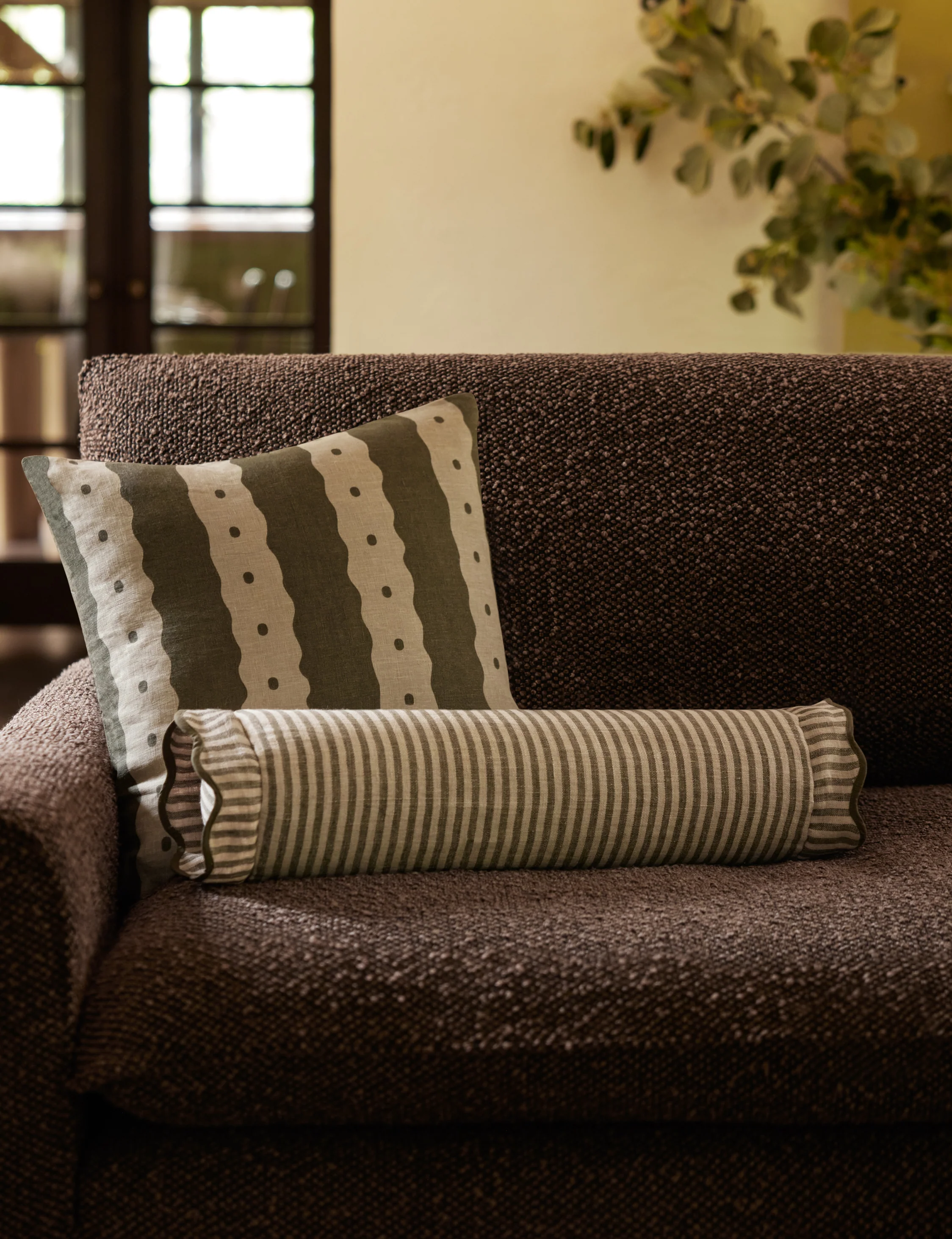 Dotti Linen Pillow by Sarah Sherman Samuel