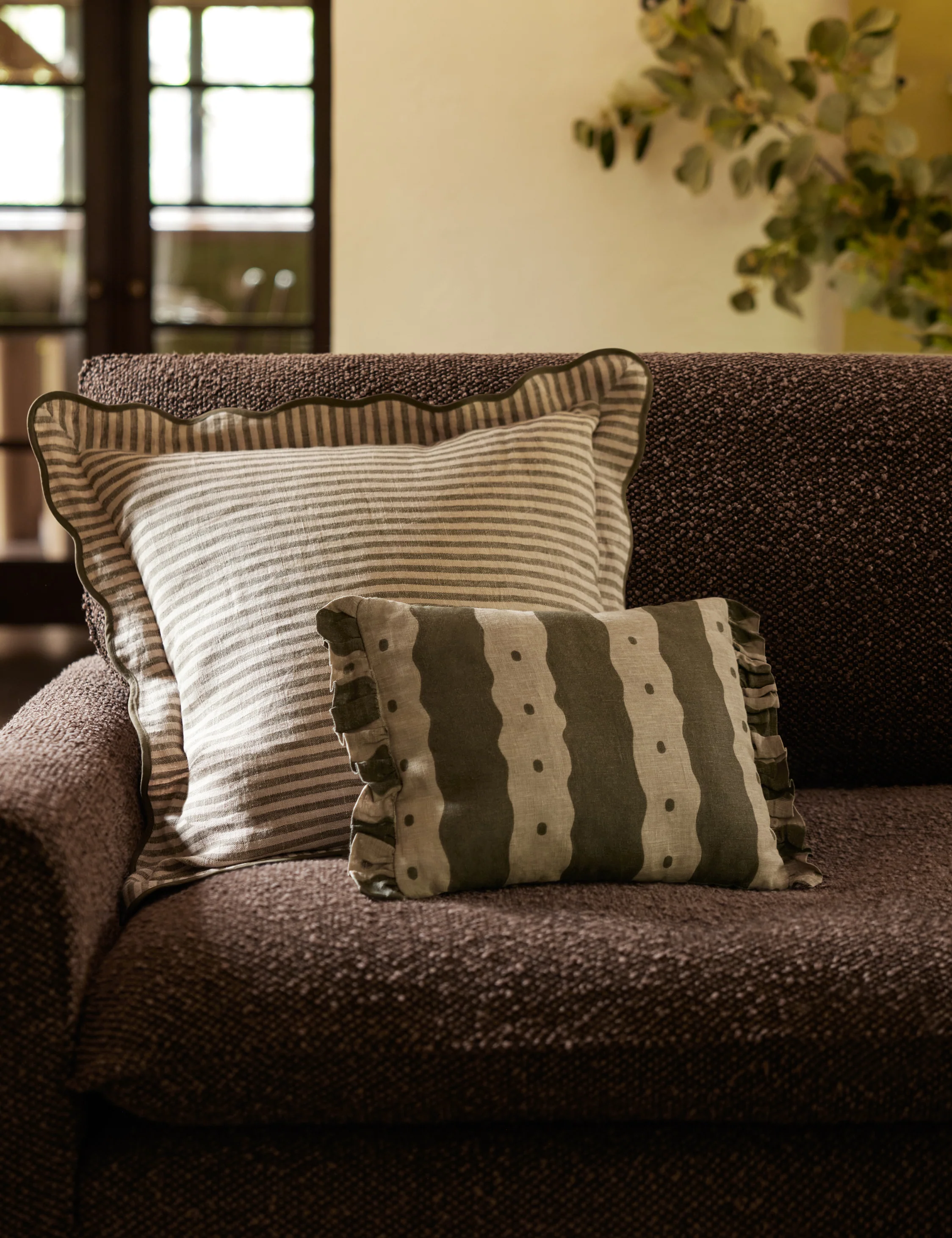 Dotti Linen Pillow by Sarah Sherman Samuel