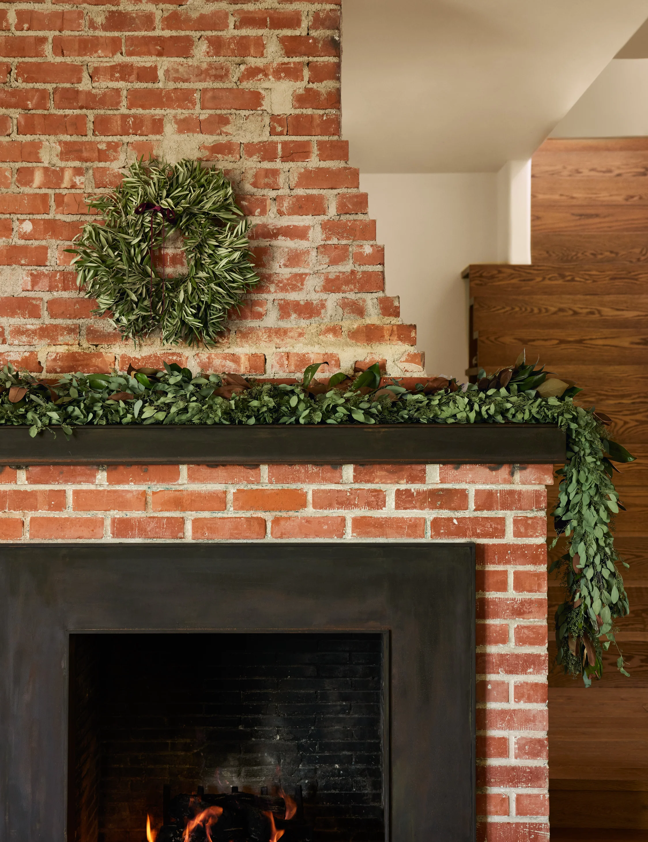 Fresh Handmade Olive Leaf Wreath