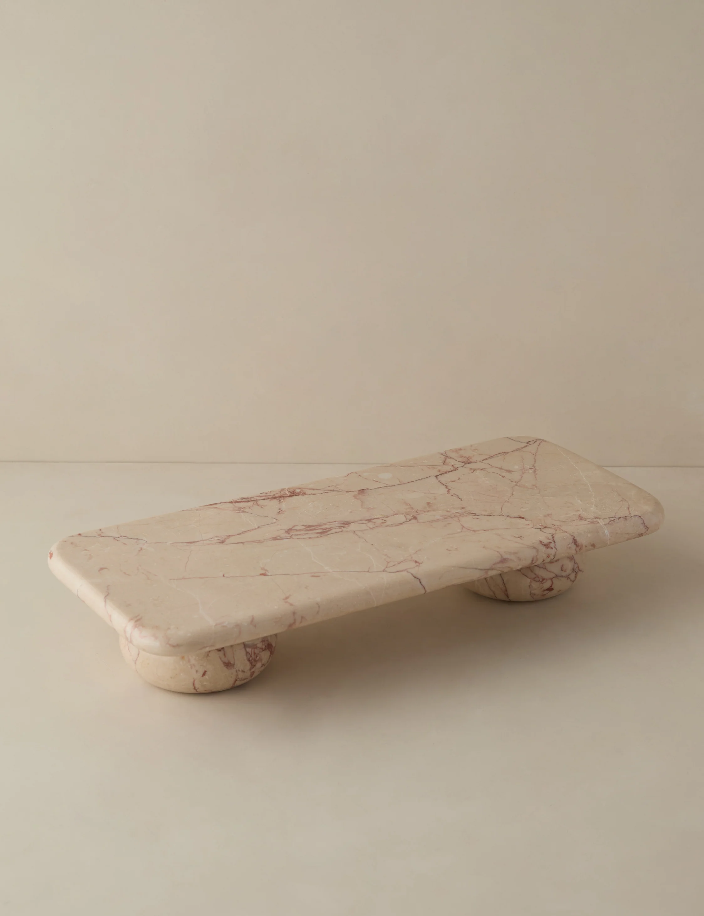 Lusine Rectangular Marble Serving Stand
