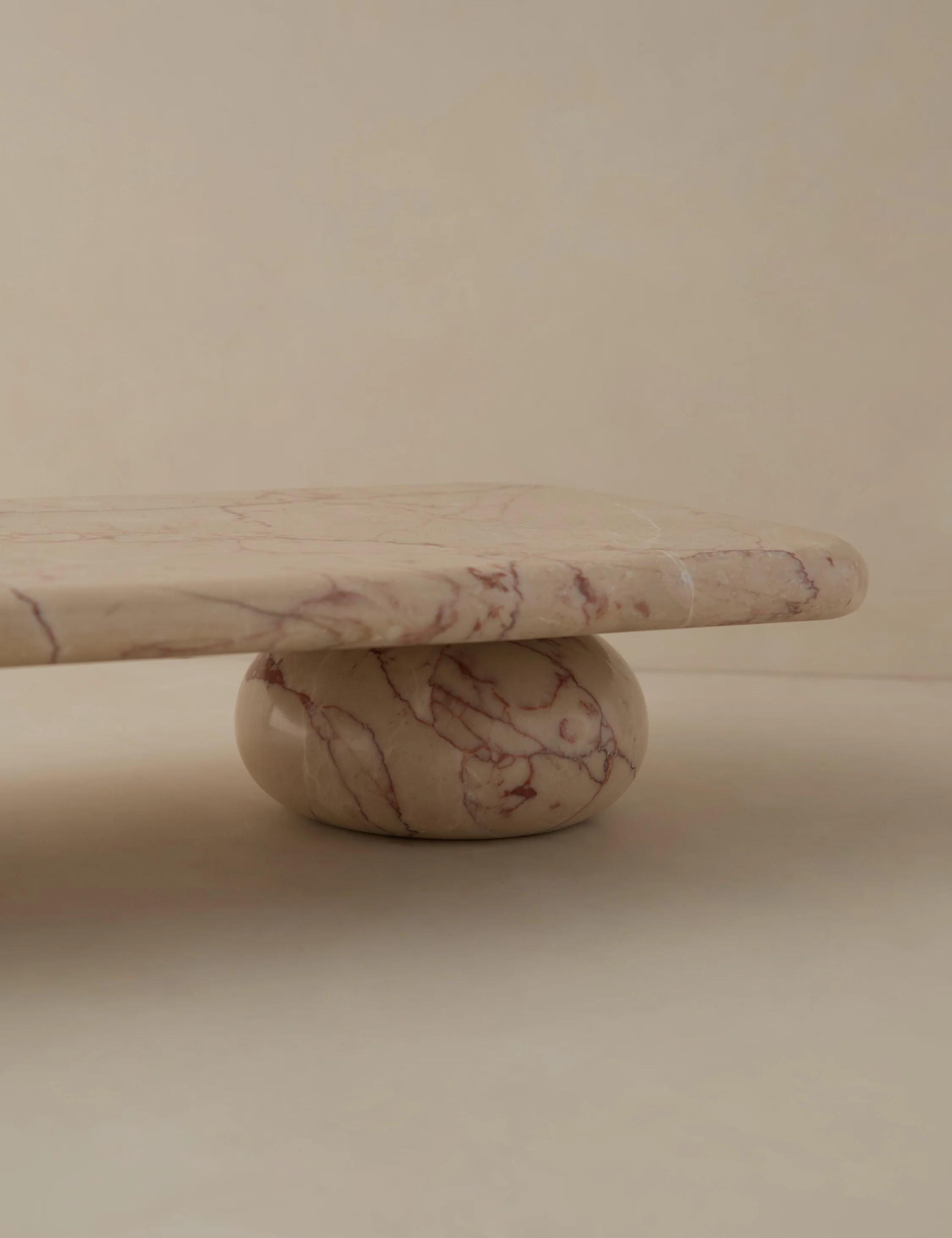 Lusine Rectangular Marble Serving Stand