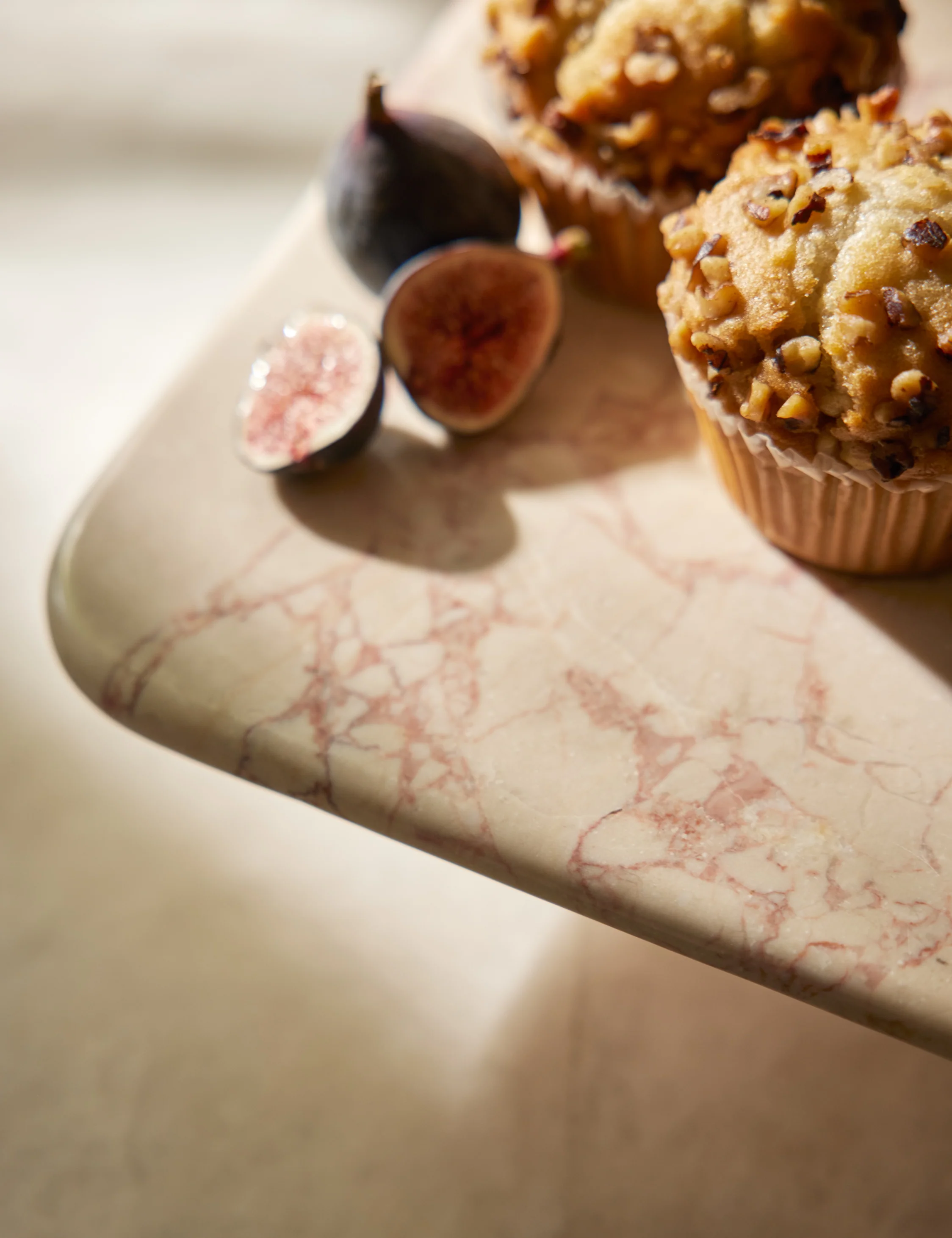 Lusine Square Marble Serving Stand