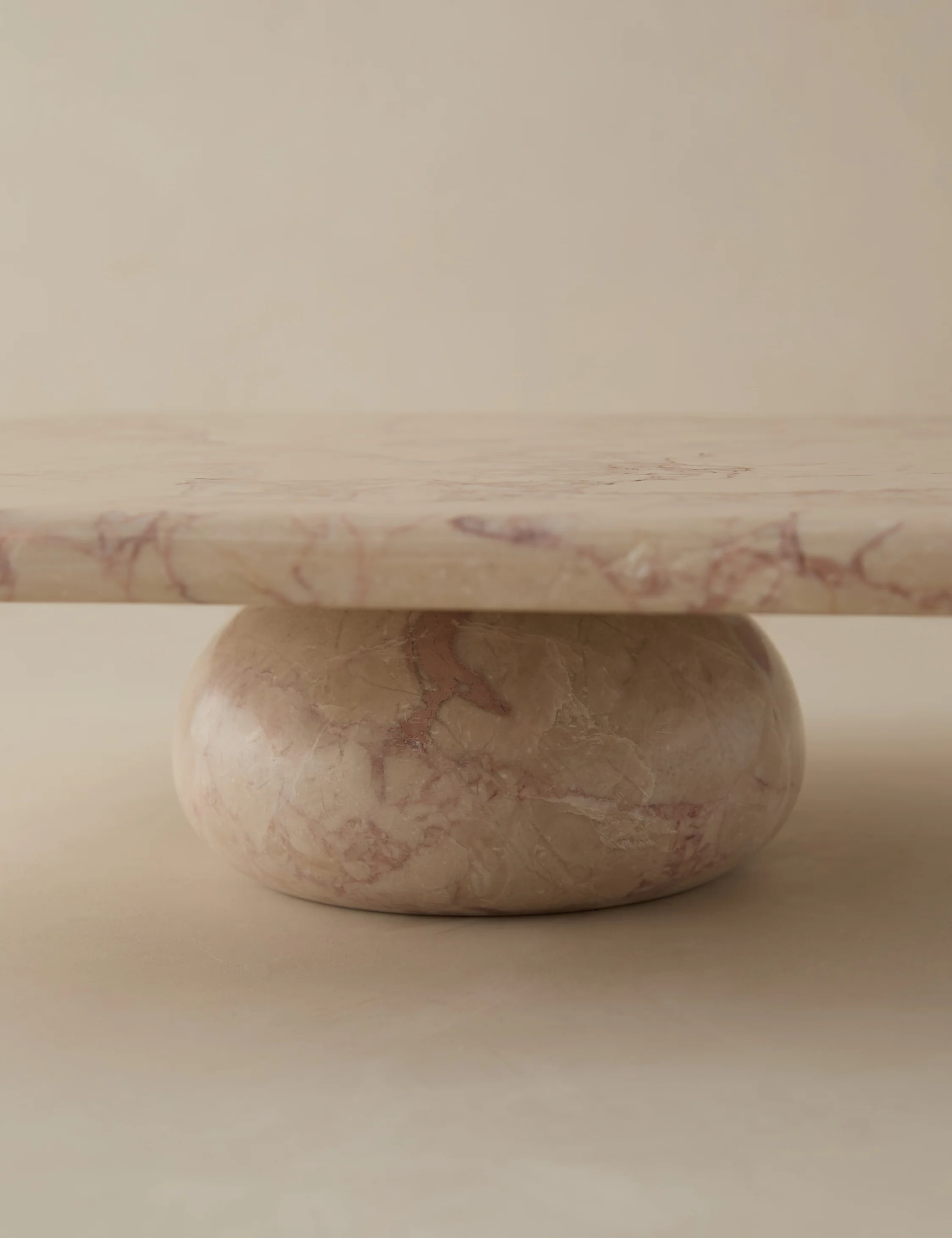 Lusine Square Marble Serving Stand